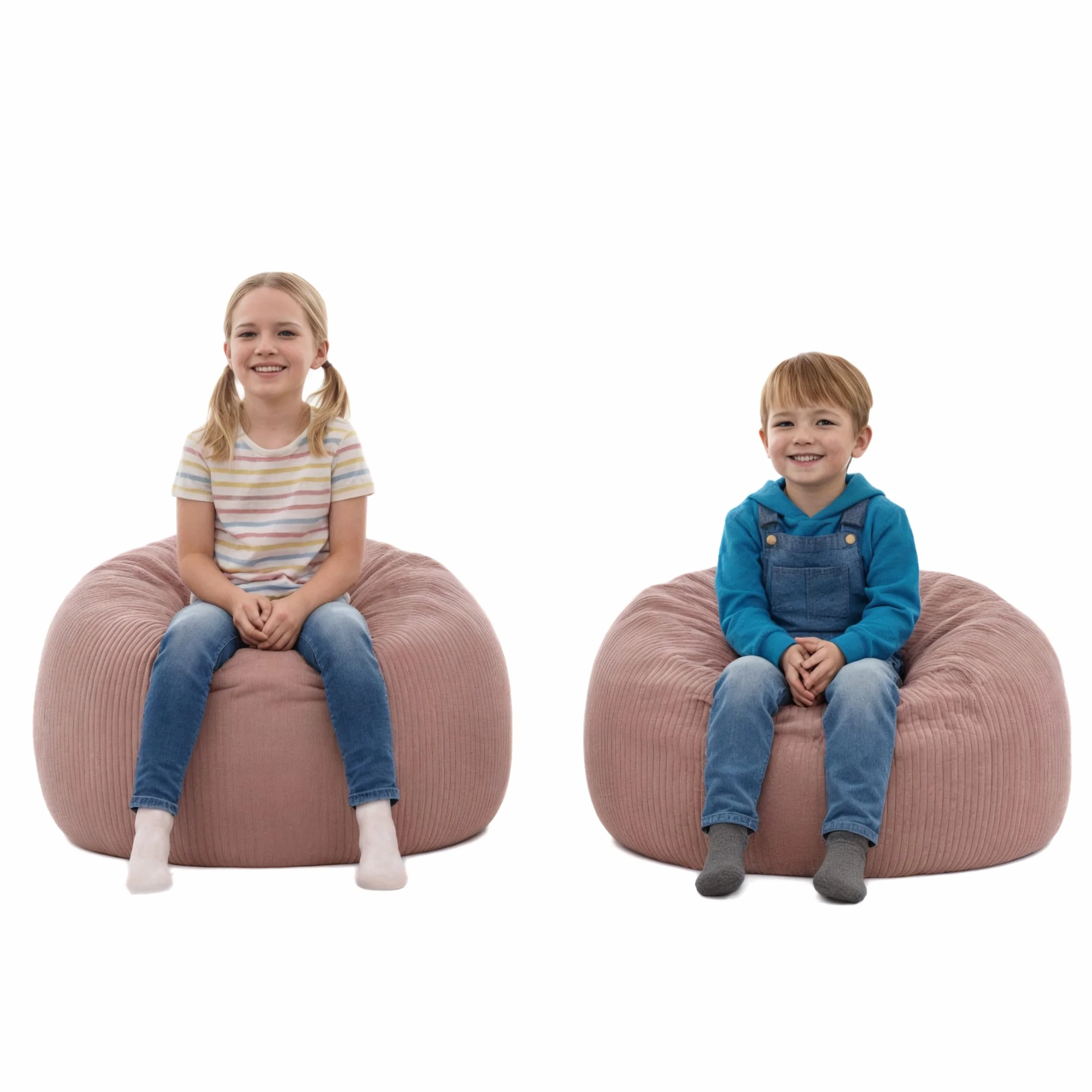 Gutekissen Fodera per sacco di peluche per bambini, 85 x 85 x 50 cm, per la cameretta dei bambini, organizer per animali di peluche e coperte, tessuto Oeko-Tex, chiusura lampo (rosa)