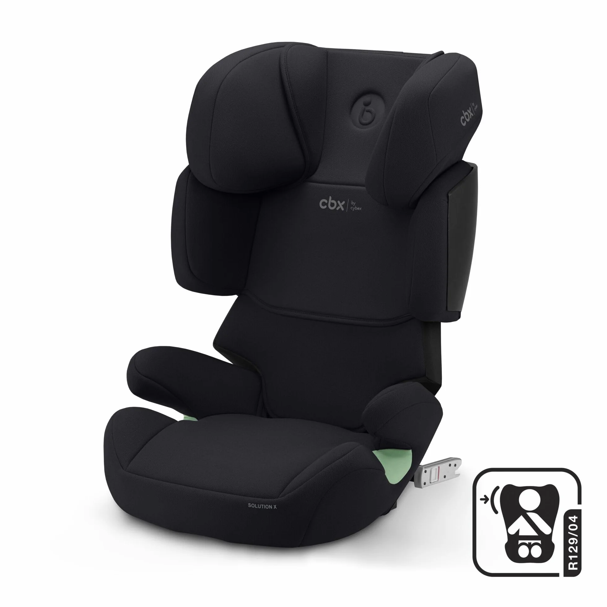 CBX by CYBEX Seggiolino Auto per Bambini Solution X i-Fix, Per Auto Con e Senza ISOFIX, Per Bambini da circa 3 a 12 Anni (100 - 150 cm), Da 15 a 50 kg circa, Pure Black