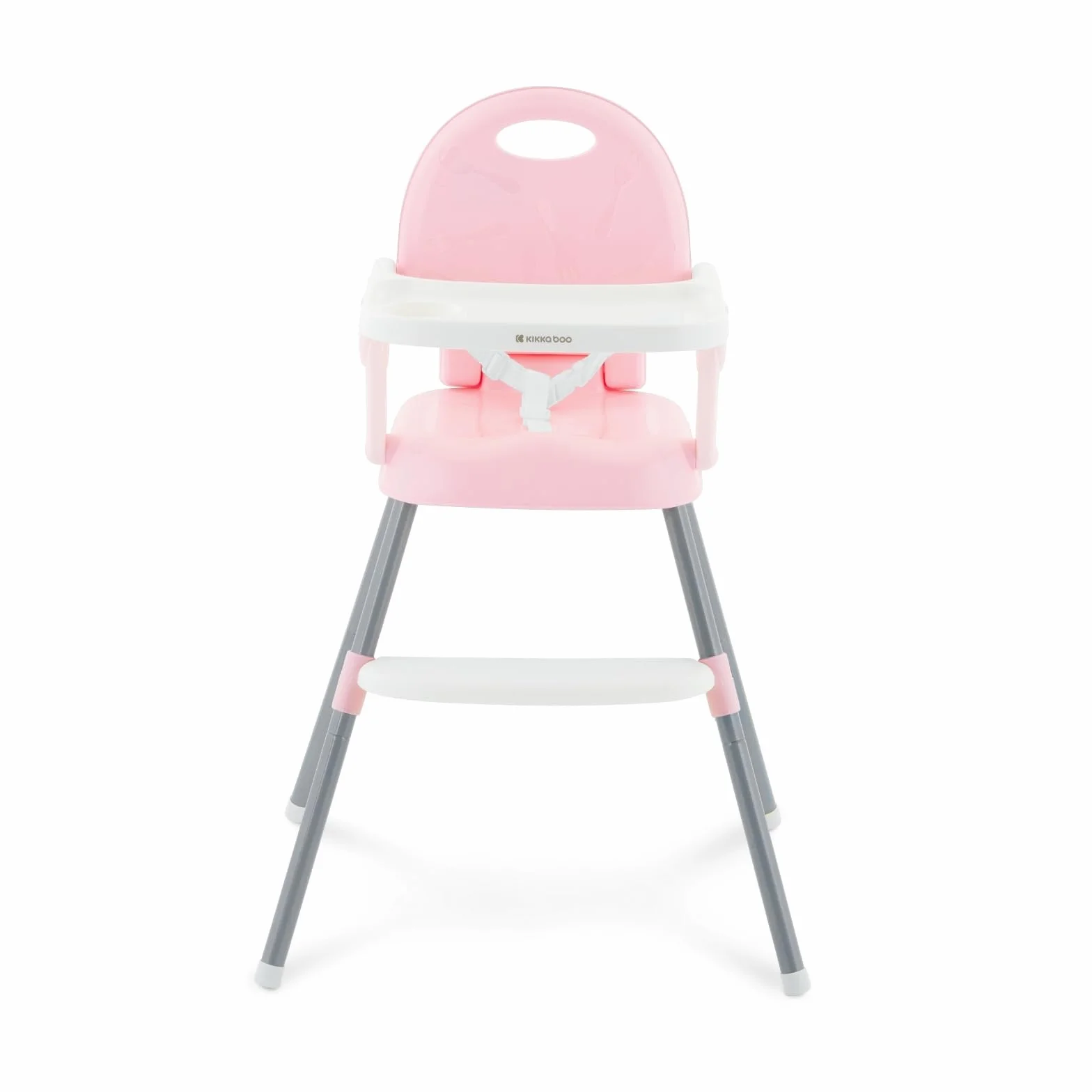 KikkaBoo Spoony Seggiolone pappa 3in1 Evolutivo pieghevole Fino a 36 mesi Rosa