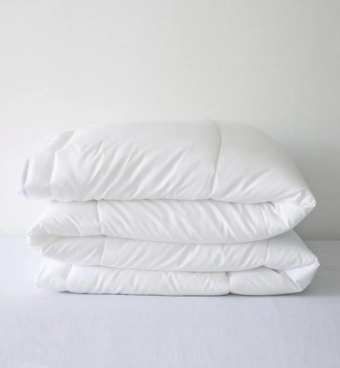 Piumino lettino piumone 280 grammi bambini neonato letto 108x139 cm trapunta invernale coperta bambino 100% microfibra caldo antiacaro antisoffoco antiallergico inverno corredo bambina sbarre (Bianco)