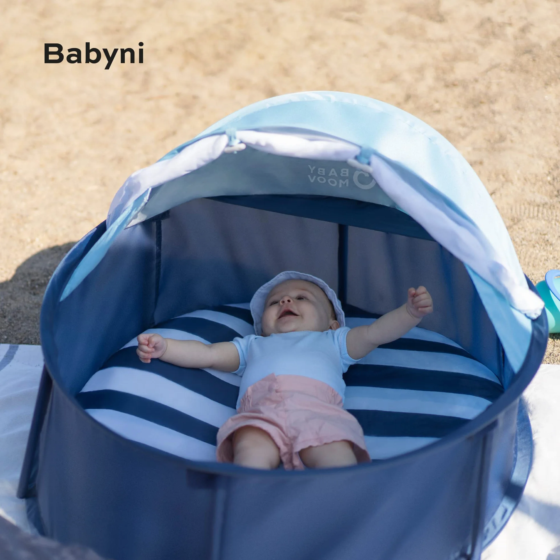 Babymoov Babyni Box giochi & lettino anti-UV SPF 50+ Marinière