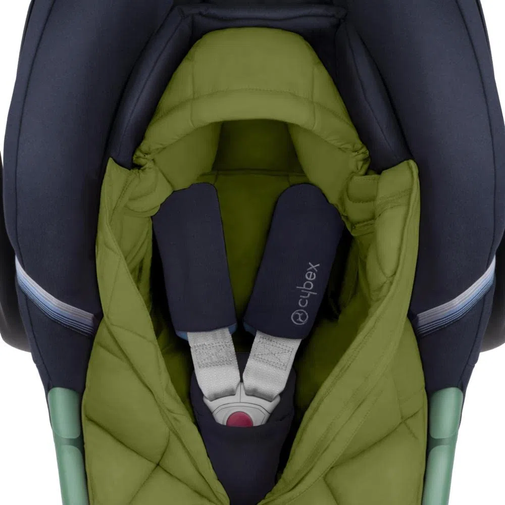 CYBEX Gold Sacco a Pelo Snøgga Mini 2, Per Seggiolini Auto, Dalla Nascita Fino a Circa 24 Mesi, TOG 4, Nature Green (Verde)