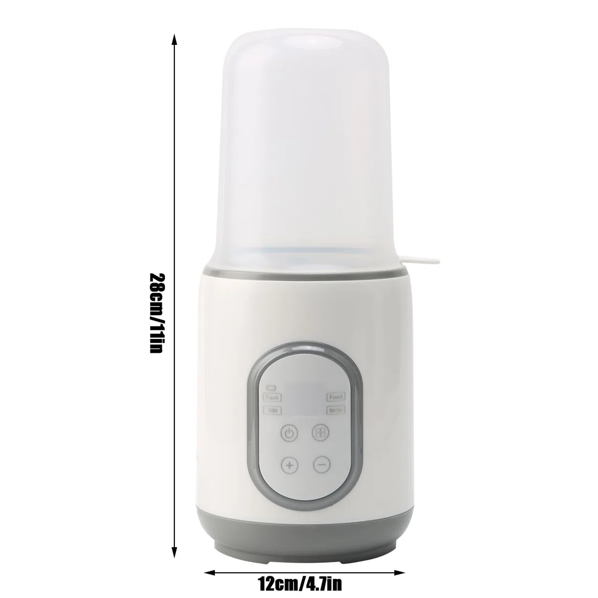 Scaldabiberon 8 in 1 veloce per bambini, scalda biberon portatile con timer e spegnimento automatico, riscaldamento rapido e scongelamento materno