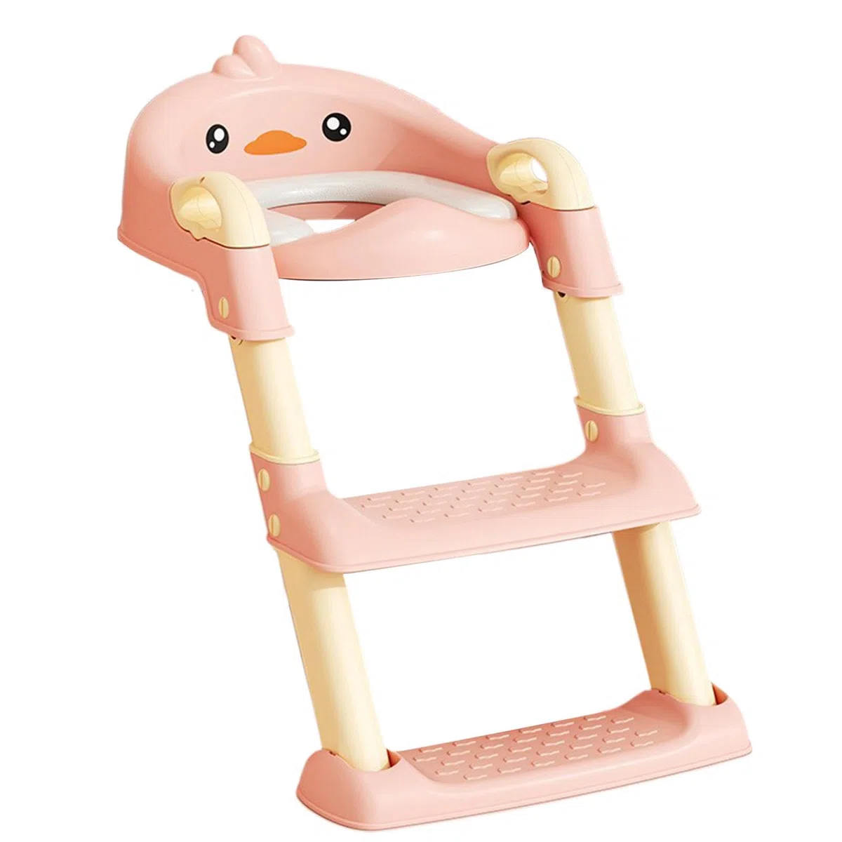 Scaletta per WC, sedile per vasino, sedile pieghevole antiscivolo – scala per WC con sgabello per bambini, comoda consegna per bambini per ragazze