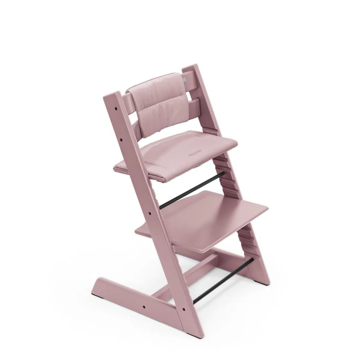 Sedia Tripp Trapp di Stokke, Mauve - Sedia evolutiva e interamente regolabile per neonati, bambini e adulti - Comoda, confortevole ed ergonomica