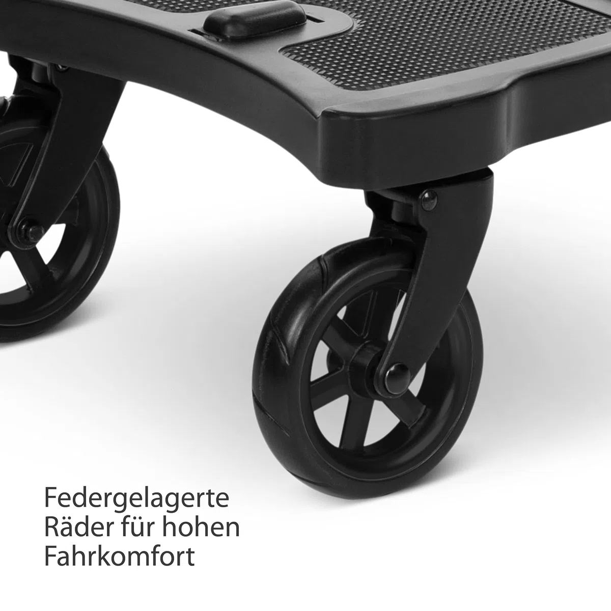 Kiddie Ride On 2 ABC Design - per passeggini - fino a 20 kg - Colore: nero