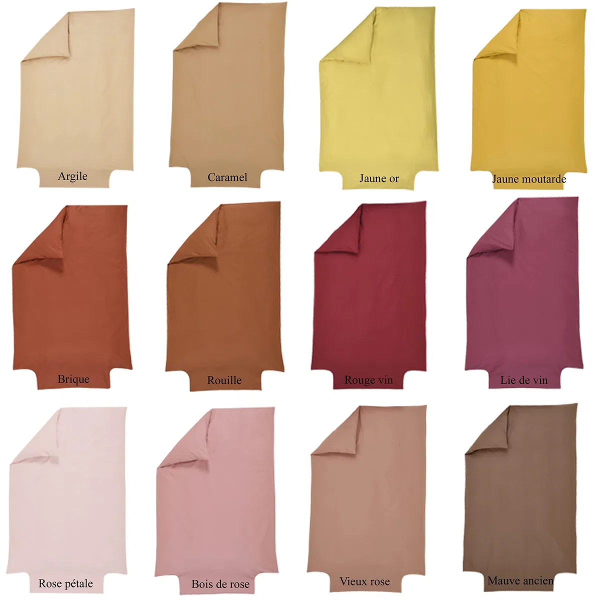 P'tit Basile - Copripiumino per bambini 75 x 120 cm o 80 x 120 cm - 100% cotone biologico - rosa cipria - Certificato senza sostanze chimiche o nocive - Lettino culla 60x120 70x140