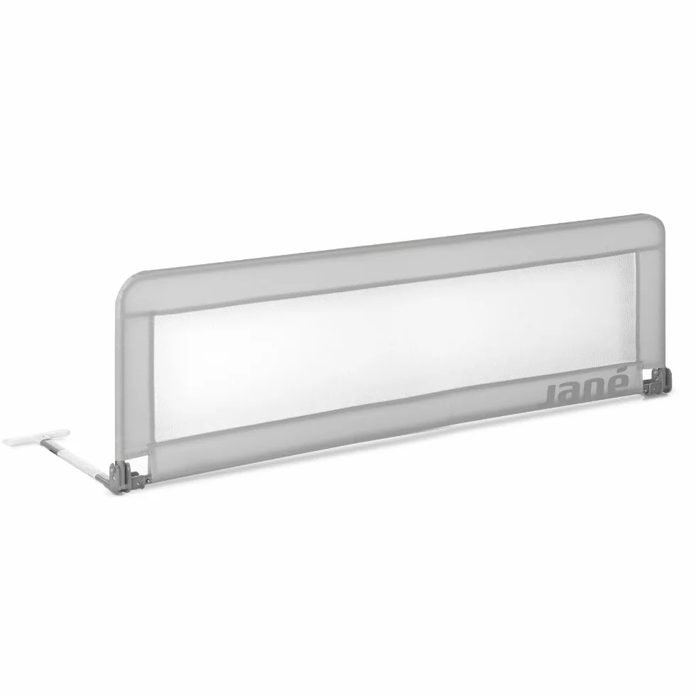 Jané Sponda Letto Ribaltabile 140 cm Extra Alta Traspirante Pieghevole con Borsa Trasporto Grigio