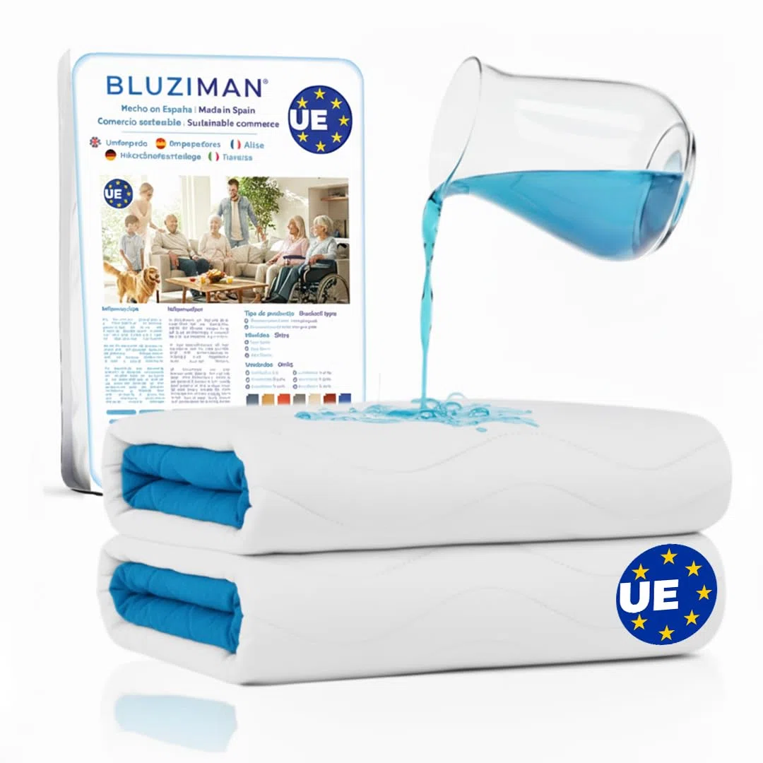 Traverse Letto Anziani Lavabili Impermeabile Con Alette, Fatto in Europa, Traversine Neonato Fasciatoio, Tappetini Igienici Oeko Tex Coprimaterasso Telo Impermeabile Letto (135x90cm, Pack 2)