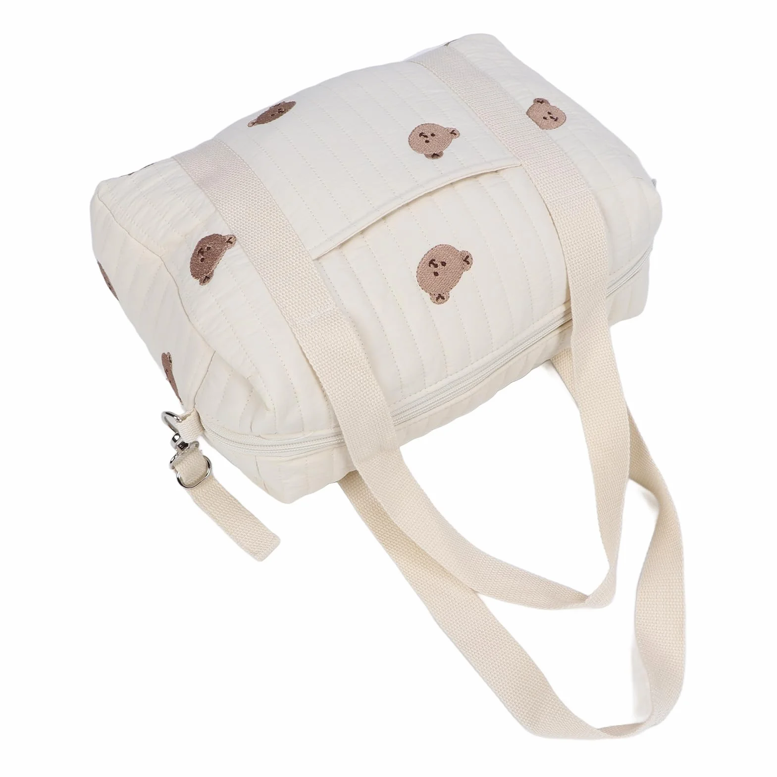 Borsa Portaoggetti per Passeggino, Grande Capacità, Tasca con Cerniera, Riutilizzabile (Borsa de'orso)