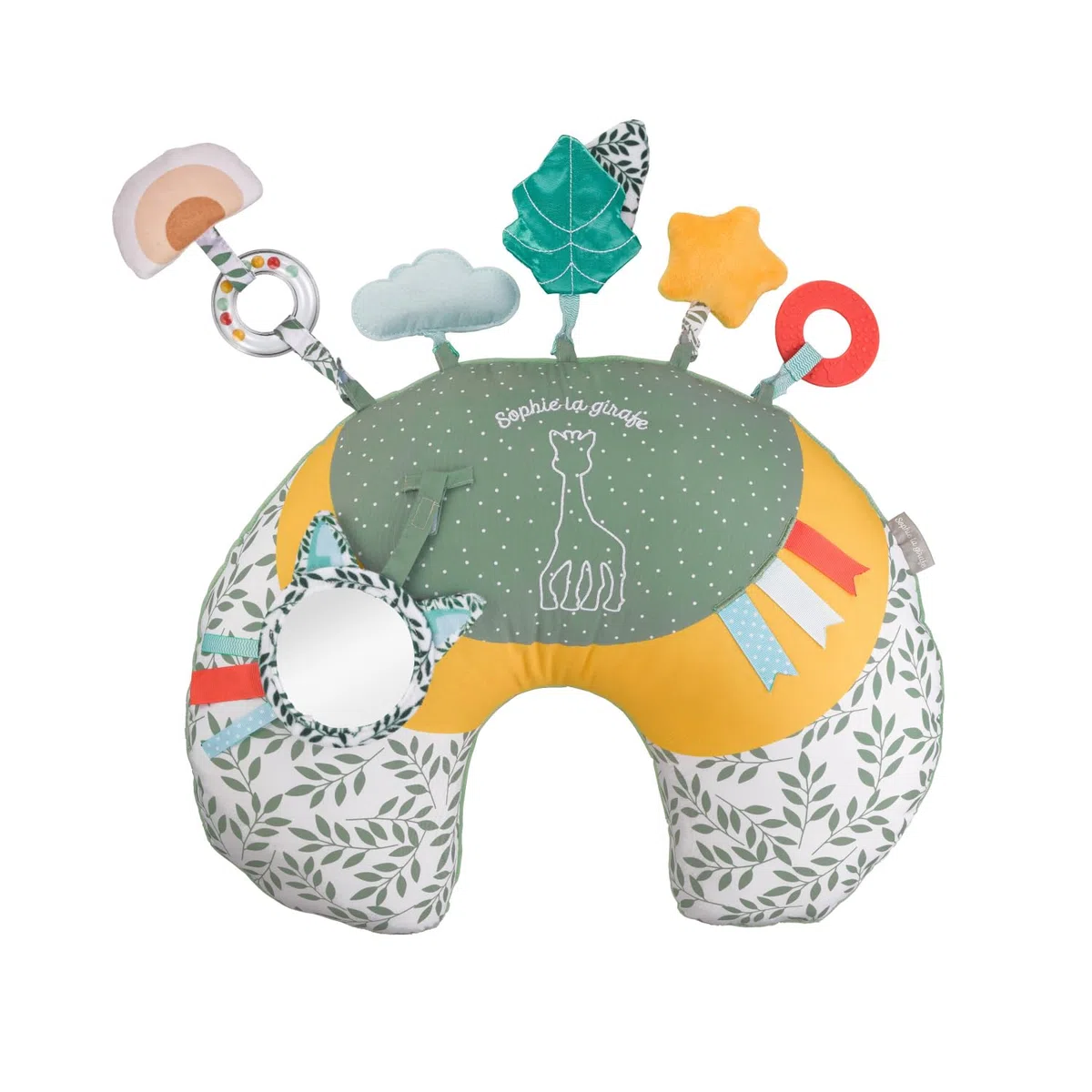 SOPHIE LA GIRAFE, Cuscino attività per neonati Cosy Play Sophie la giraffa, cuscino attività per neonati