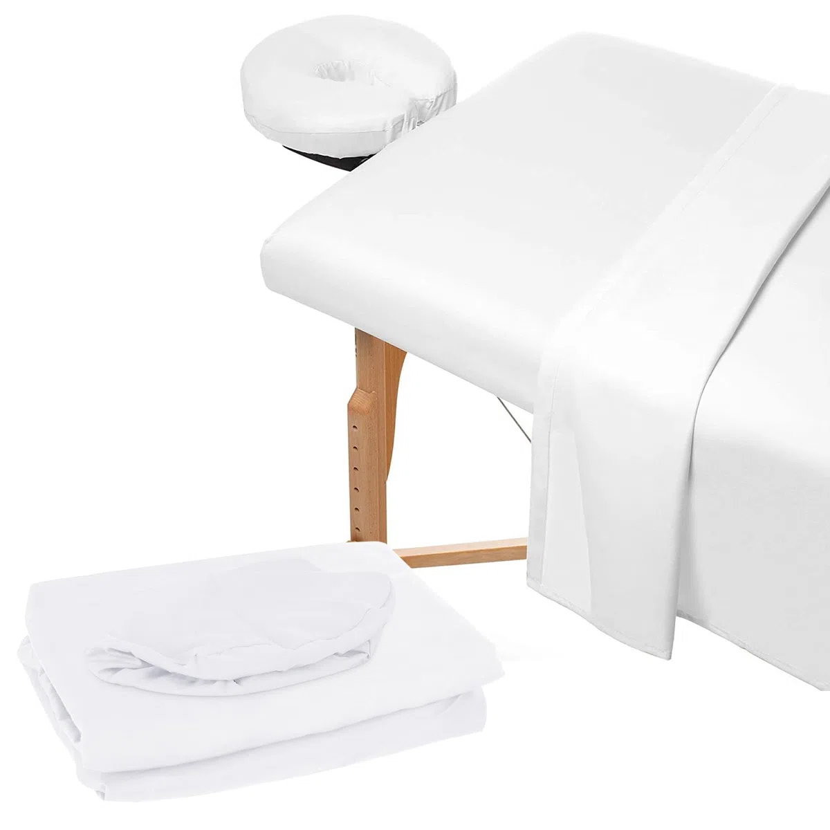 Set di 3 lenzuola in microfibra per lettino da massaggio, copertura piatta per lettino da massaggio, include coperture per lettino da massaggio, lenzuola con angoli, coperture per culla del viso