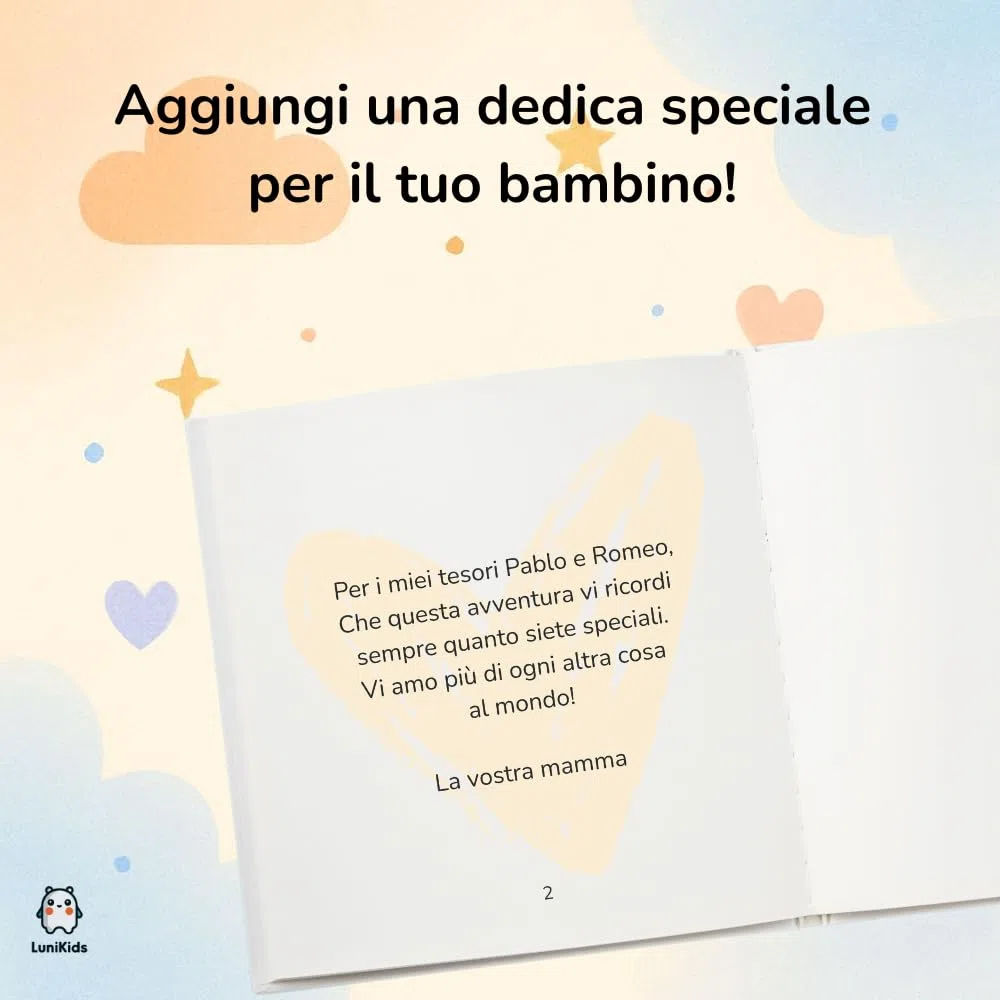 Libro Personalizzato per Bambini – Storia Unica con Illustrazioni su Misura | Libro con nome, foto, eroe e avventura | Regalo per il tuo bambino | Copertina Rigida o Flessibile (Copertina flessibile)