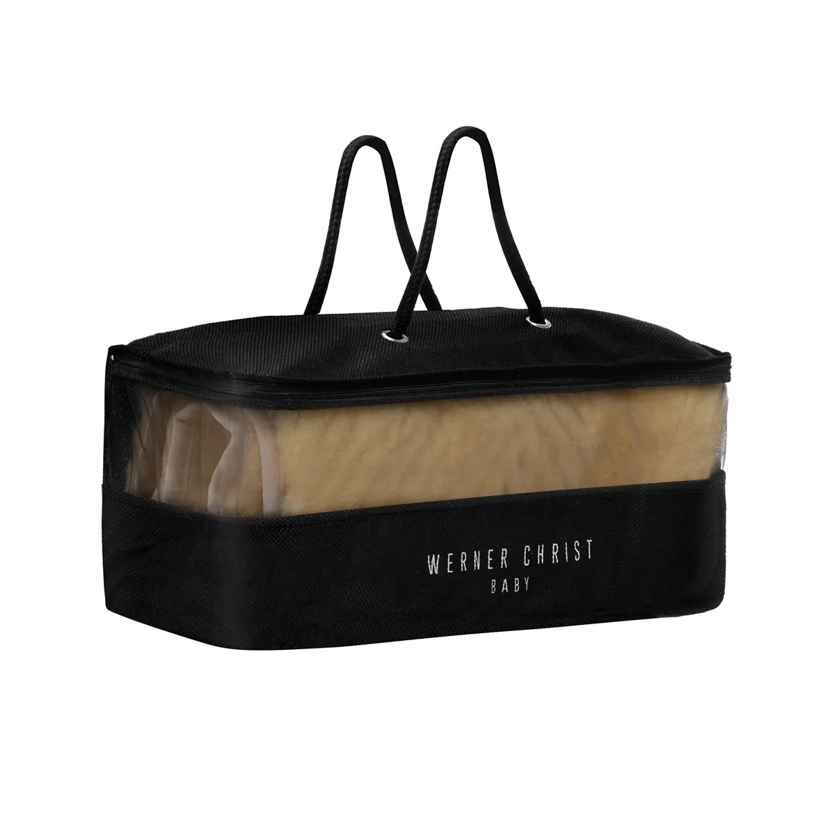 Inserto in pura pelle di agnello di alta qualità COMFORT di WERNER CHRIST - Inserto PREMIUM di puro agnellino adatto all’uso in seggiolini, passeggini e carrozzine, Buggy e Jogger nel colore beige