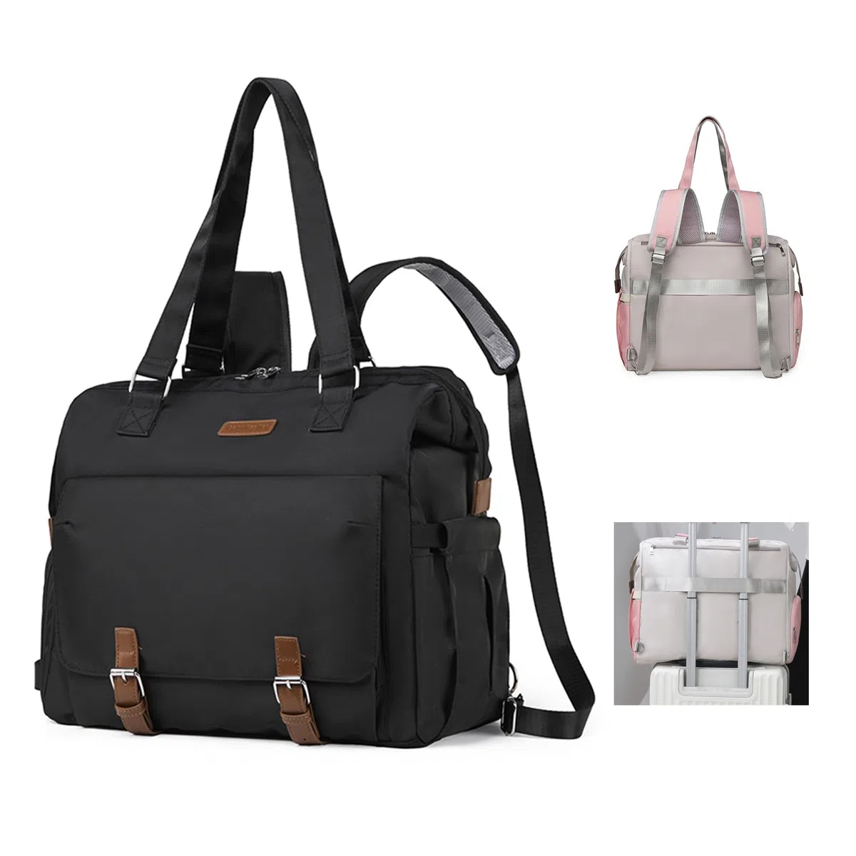 Borsa fasciatoio con per fasciatoio,Borsa a tracolla multifunzione impermeabile pannolini da viaggio per mamma e papà,Tracolla Regolabile Zaino Cambio