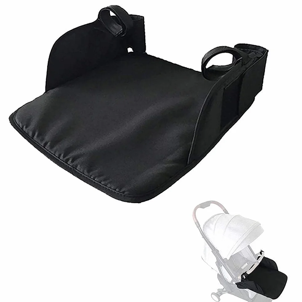 Poggiapiedi per Passeggino, Universale Poggiapiedi, Accessorio Supporto Piede in Plastica Nero, per Uso Giornaliero, per Viaggi Prolungati, per la Spesa