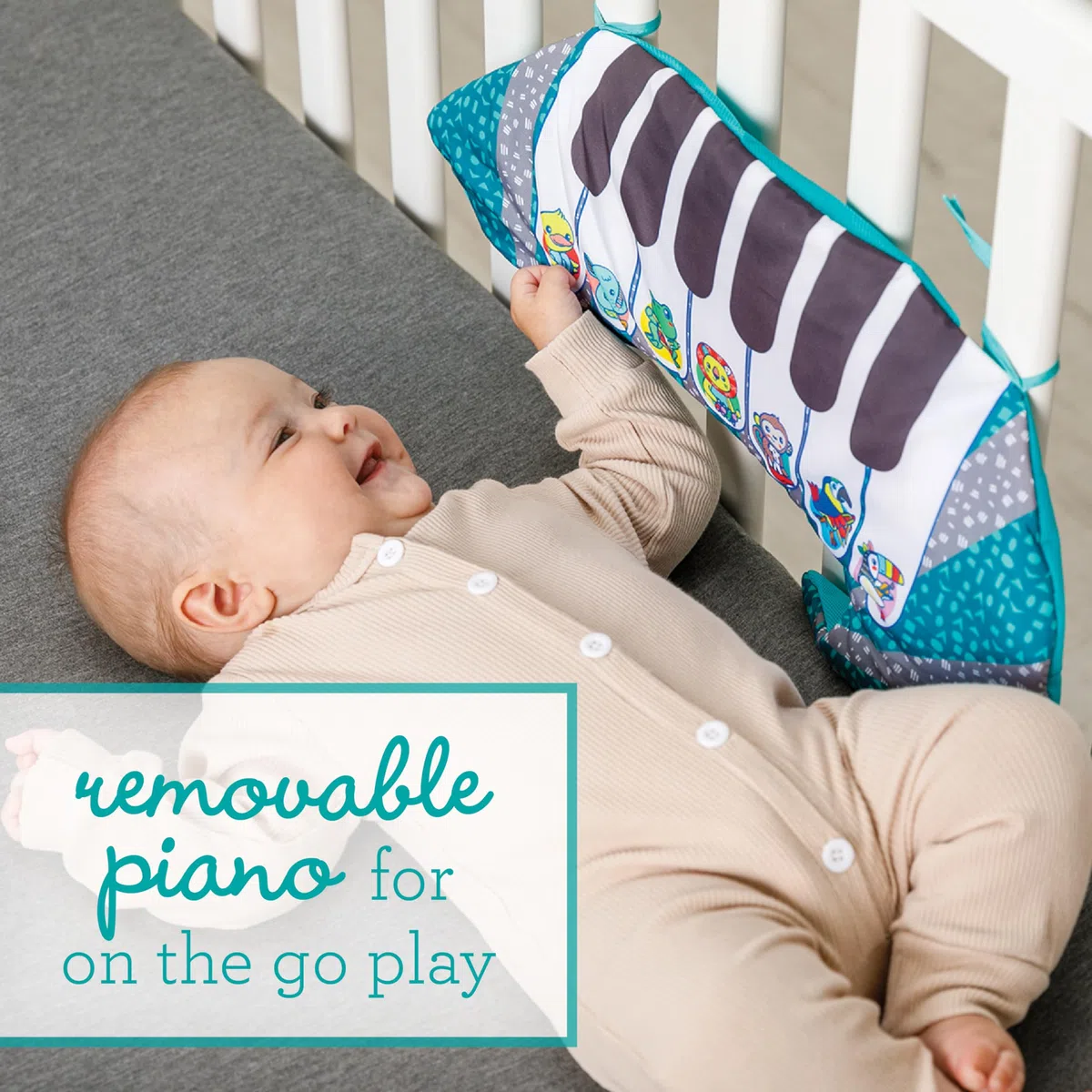 Infantino 3-in-1 Tummy time Pillow and Piano