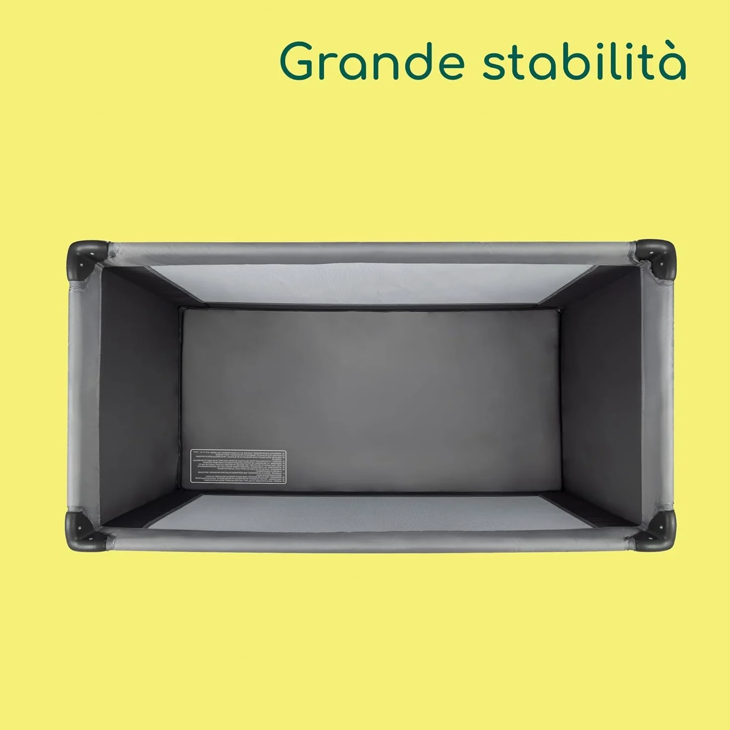 Bebeconfort Soft Dreams Lettino per bambini 0-3 Anni (0-15 kg) Culla da Campeggio 60x120 cm Pieghevole Tinted Graphite