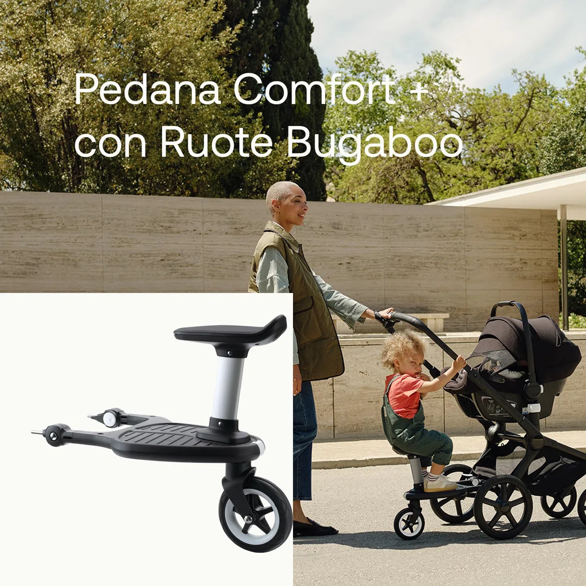 Bugaboo comoda tavola Board+ con ruote, modello 2017