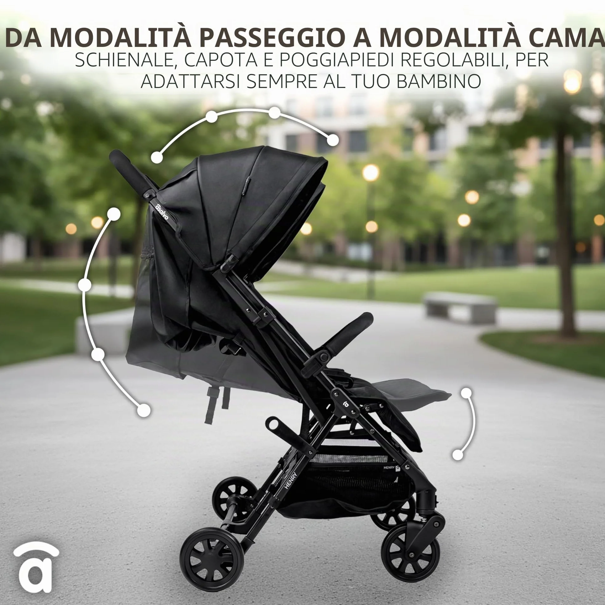 Asalvo PASSEGGIATA HENRY GRIGIO
