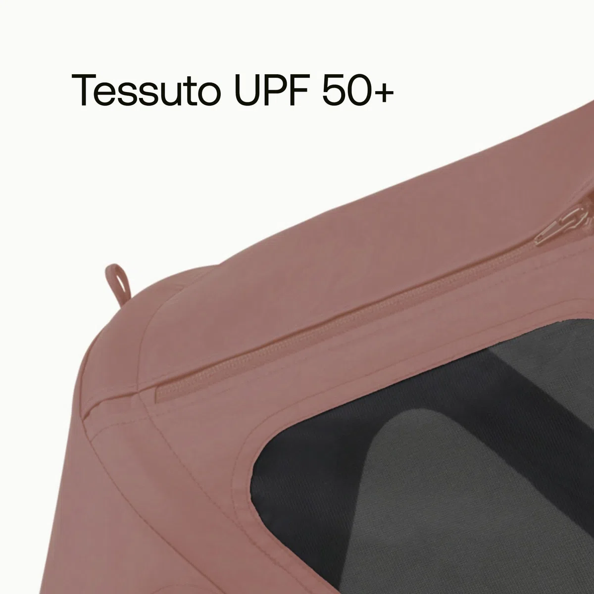 Bugaboo Donkey Cappottina Breezy, Estensibile per una maggiore copertura e una Protezione Solare ottimale, Resistente all'Acqua, Compatibile Con Tutti i Passeggini Donkey, Dusty Pink
