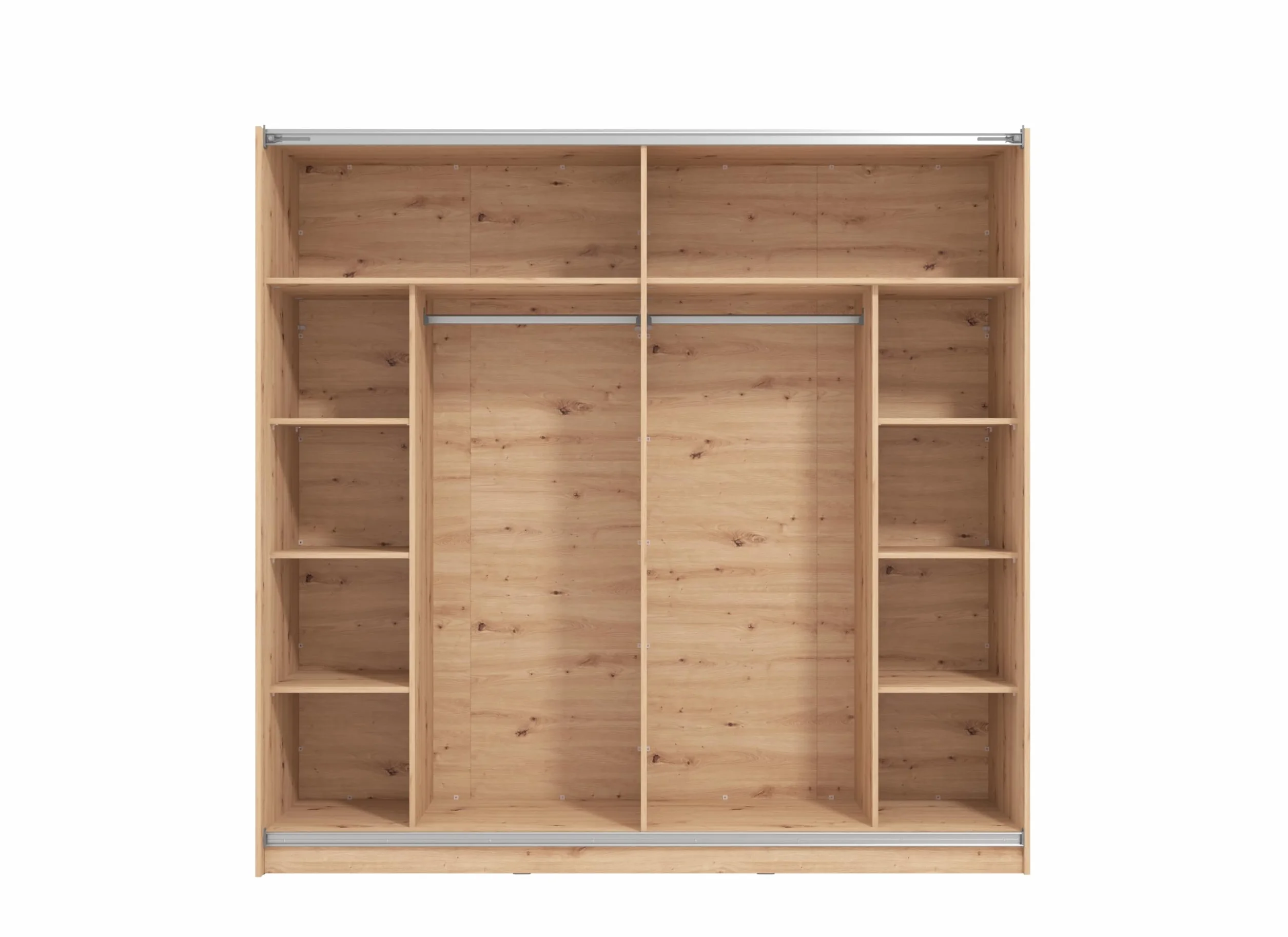 AVANTI TRENDSTORE Calvello Armadio con ante scorrevoli in legno laminato 217x210x62,5 cm