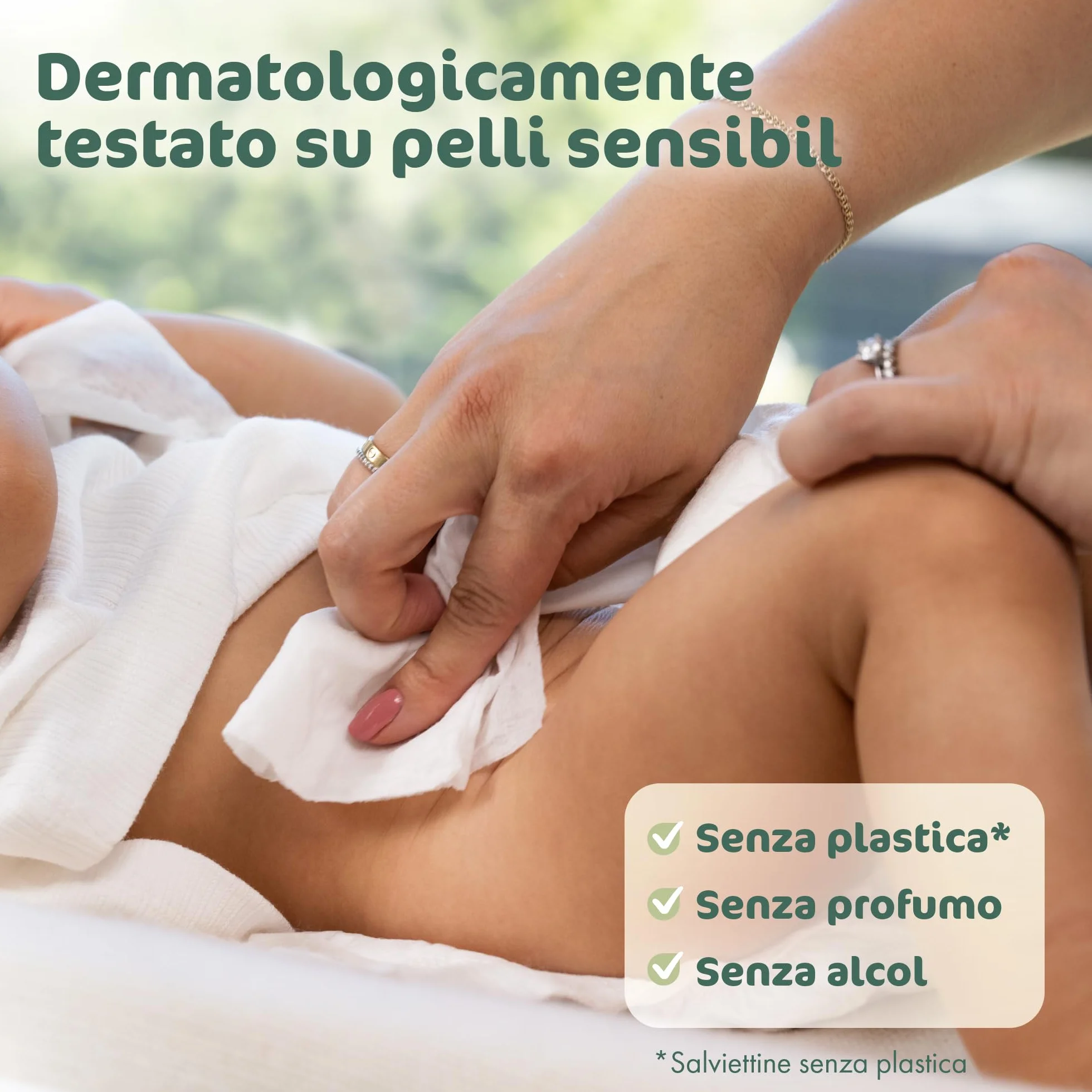 Naty Salviettine per Neonati e Bambini Gettabili nel WC 98% Acqua Ipoallergeniche Naturali 672 pezzi