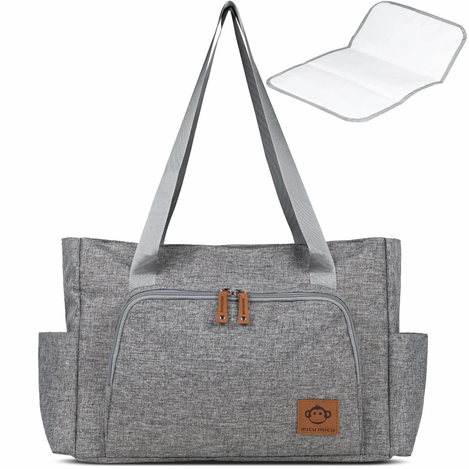 Borsa Passeggino Universale Borsa Parto Ospedale Mamma Fasciatoio Portatile Neonato Impermeabile 50x14x30cm