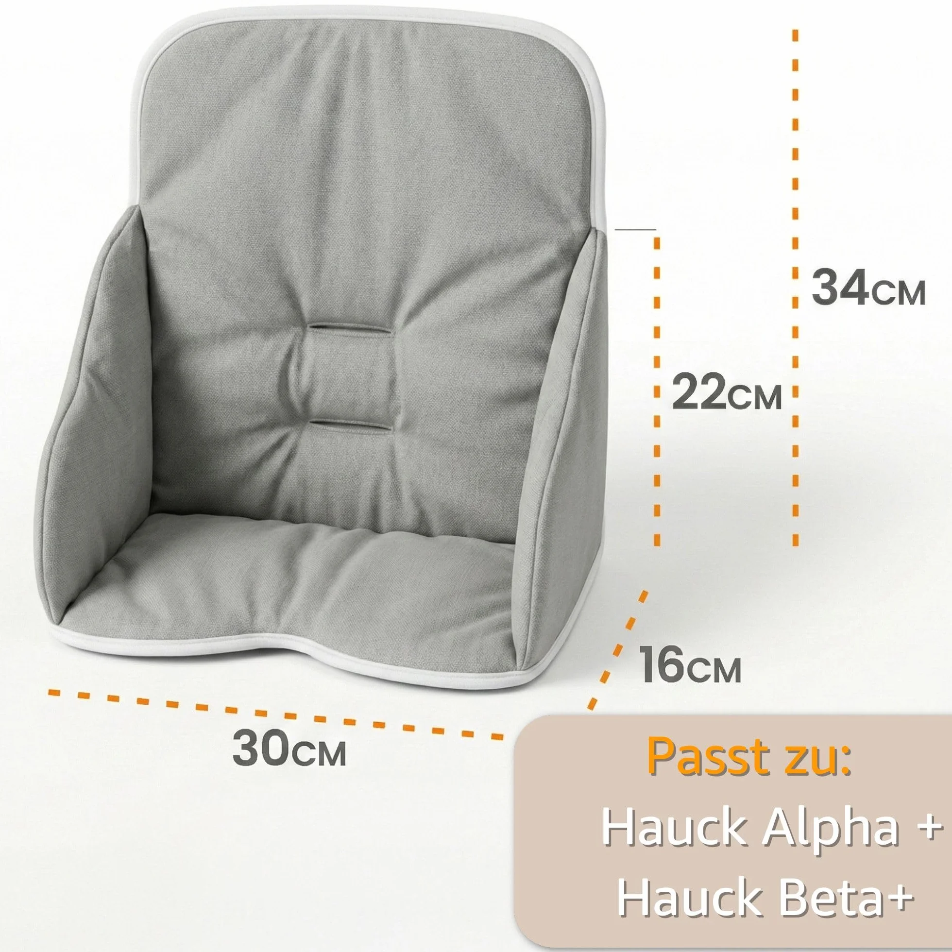 Copri seggiolone pappa universale impermeabile per Hauck Stokke bambino cuscino imbottitura