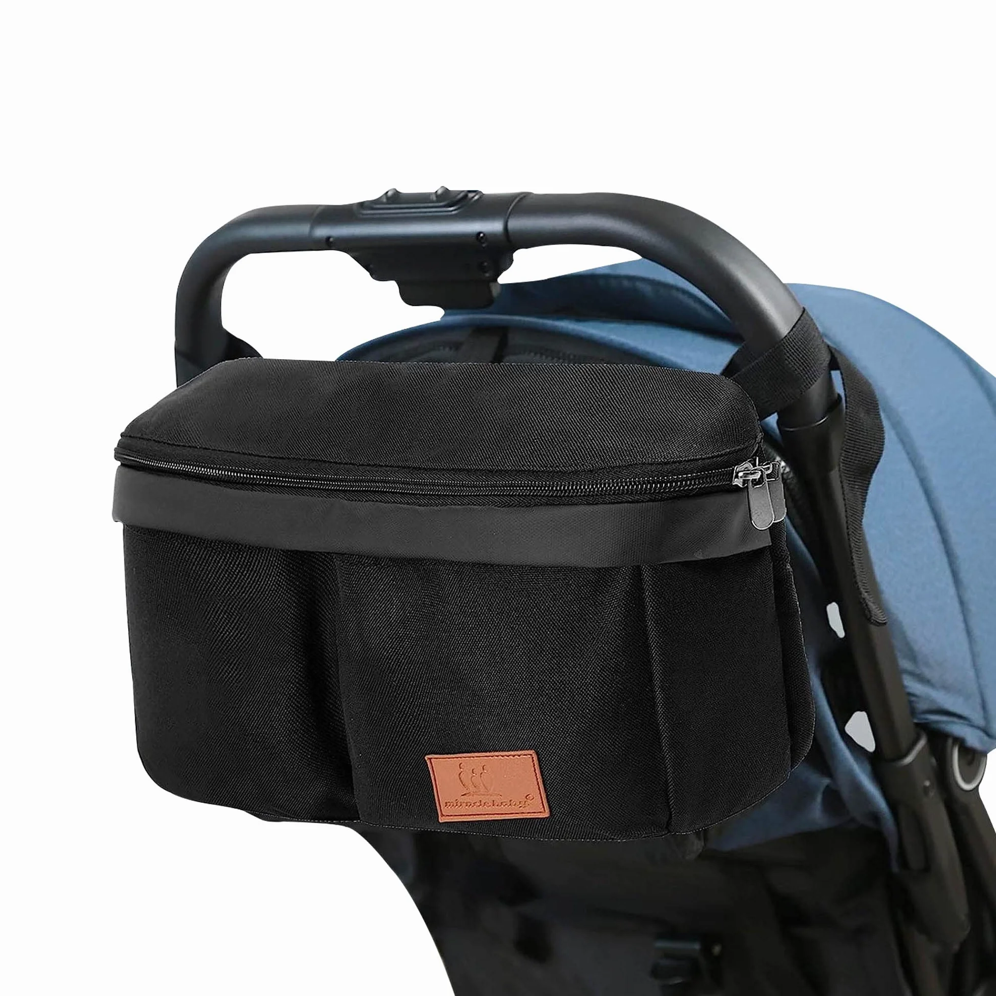 Miracle Baby Borsa Organizer per Passeggino Universale, Neonati Borsa Organizer, Portaoggetti Impermeabile con Cerniera, Multifunzione Borsa Cambio Neonato