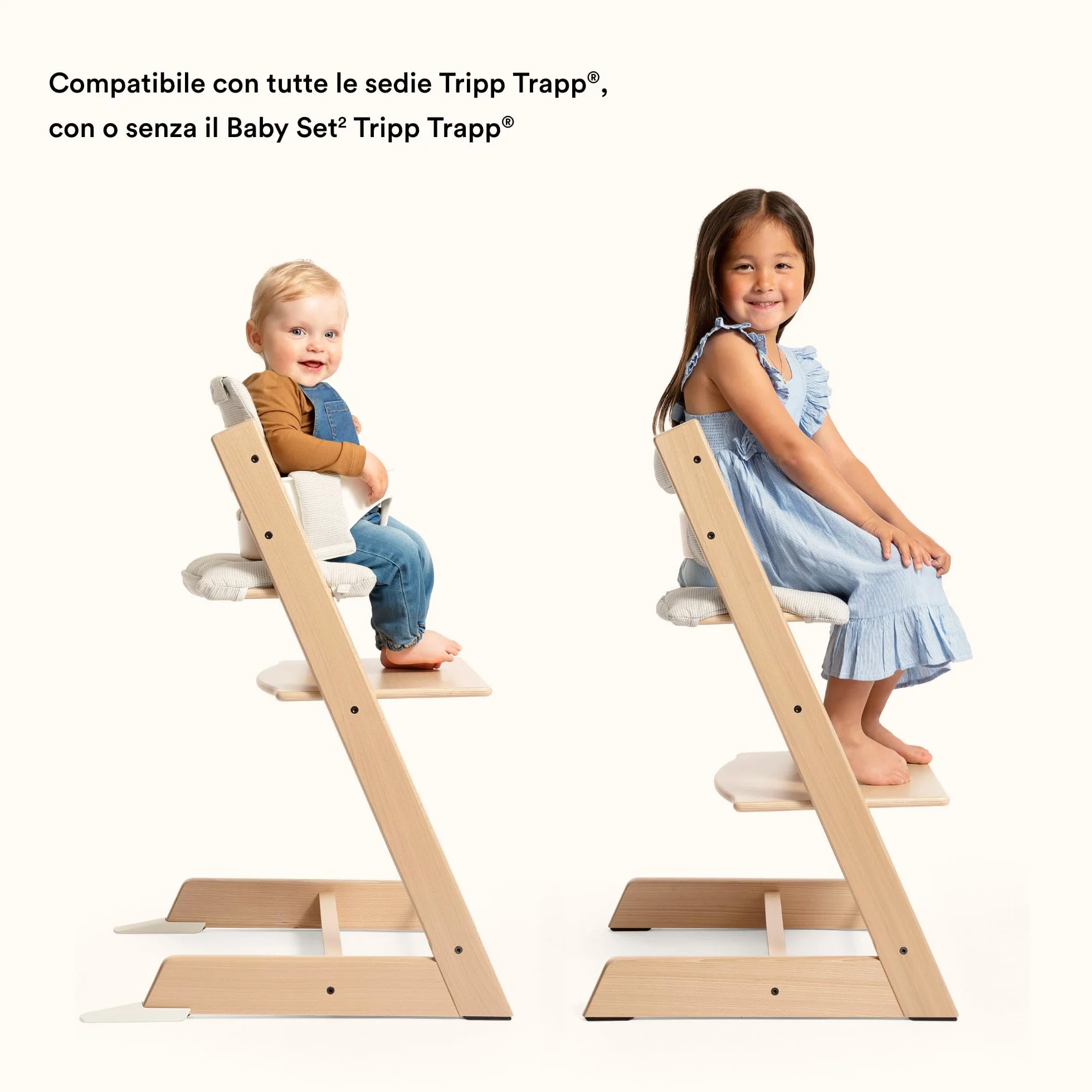 Stokke Tripp Trapp Classic Cuscino sedia malva mélange