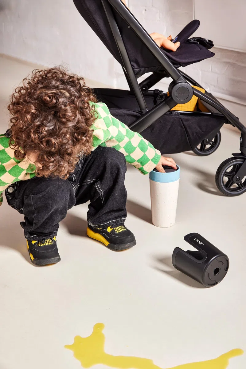 Joolz - Portabicchieri - Accessorio per il tuo passeggino - Facile da montare - Rimani idratato - Ideale per i viaggi - Un accessorio indispensabile - Semplice da regolare - No Spill - Nero (nero)