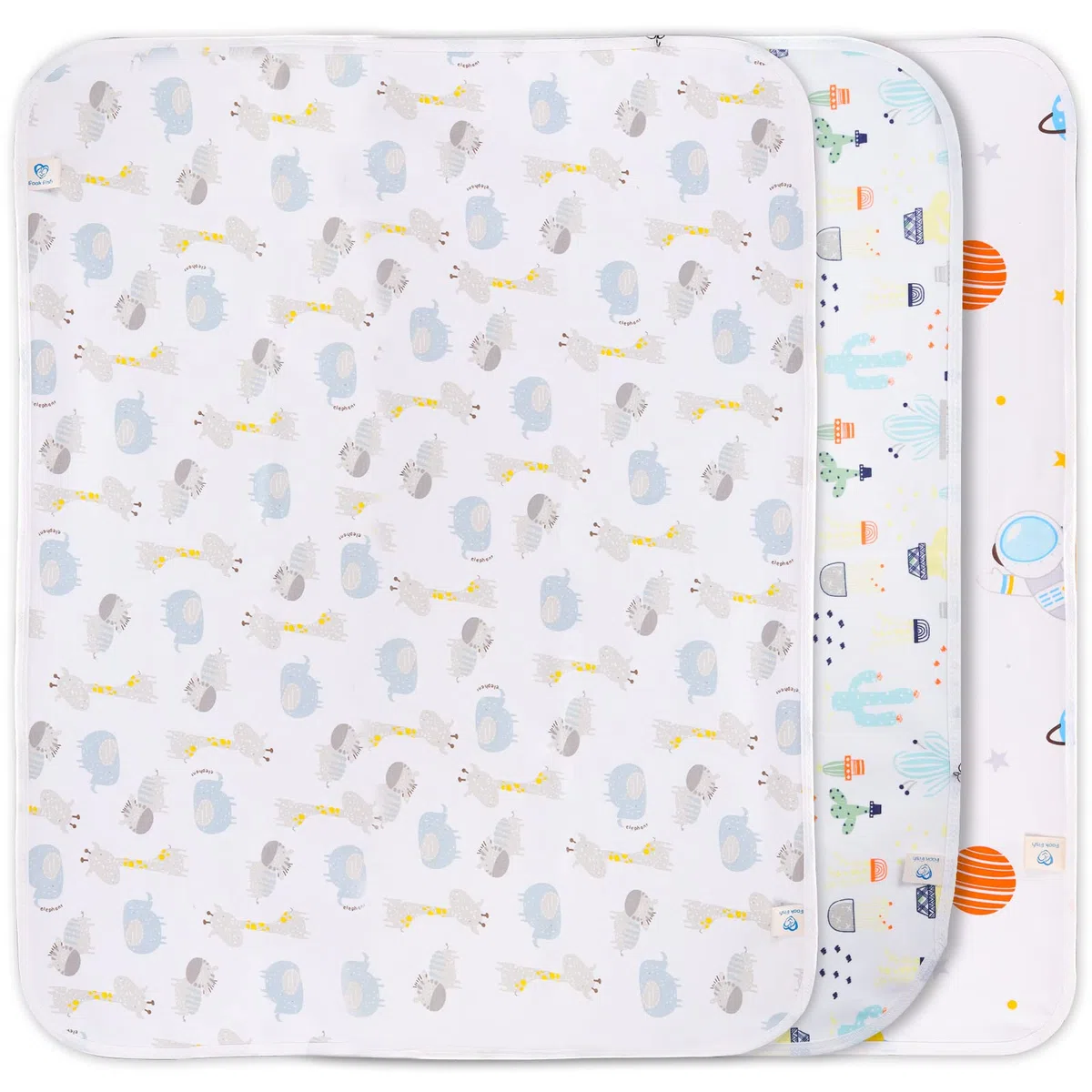 Baby Portable Changing Pad Changing Table Pads Pannolino Changing mat Liners 27.5X22 pollice Riutilizzabili Lavabili Impermeabili Changing Pads per Baby 3 Pack