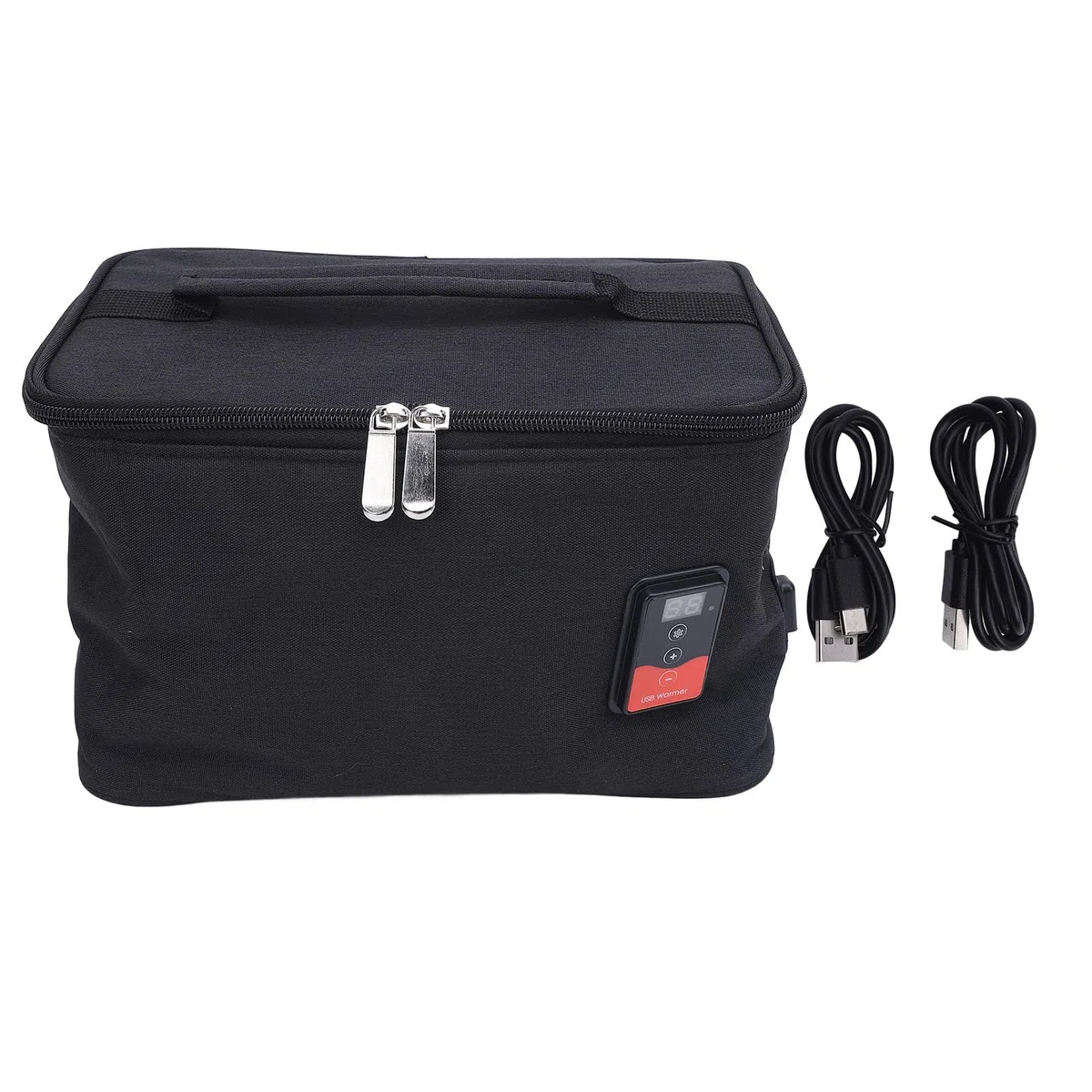 Fabater Borsa Scaldavivande USB Multifunzionale, Temperatura Regolabile, Borsa Isolante da Viaggio in Auto, Tessuto Oxford