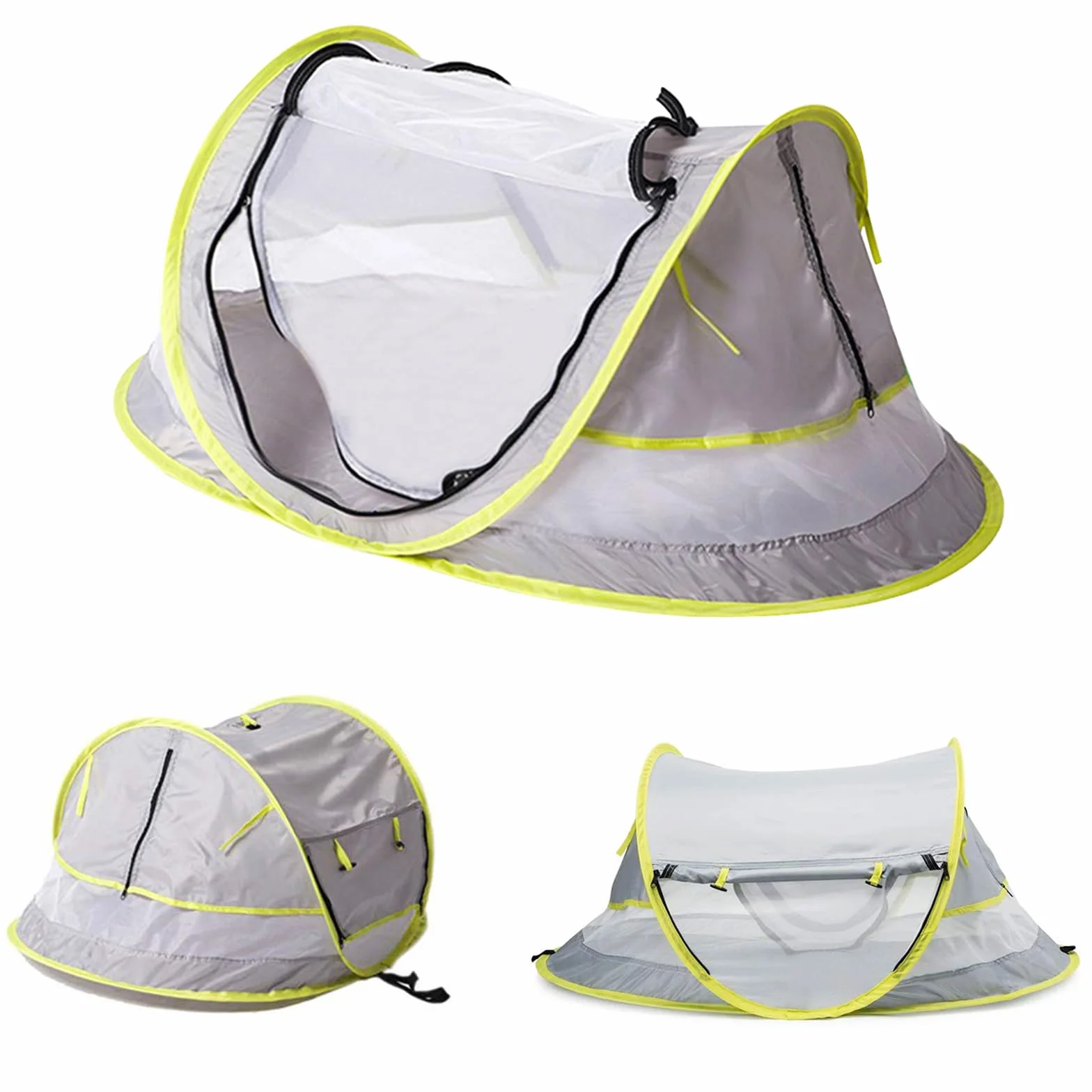 Tenda da spiaggia per bambini, portatile, ultraleggera, da spiaggia pop-up, per esterni, protezione solare UV50+, per neonati, per campeggio, escursioni, barbecue