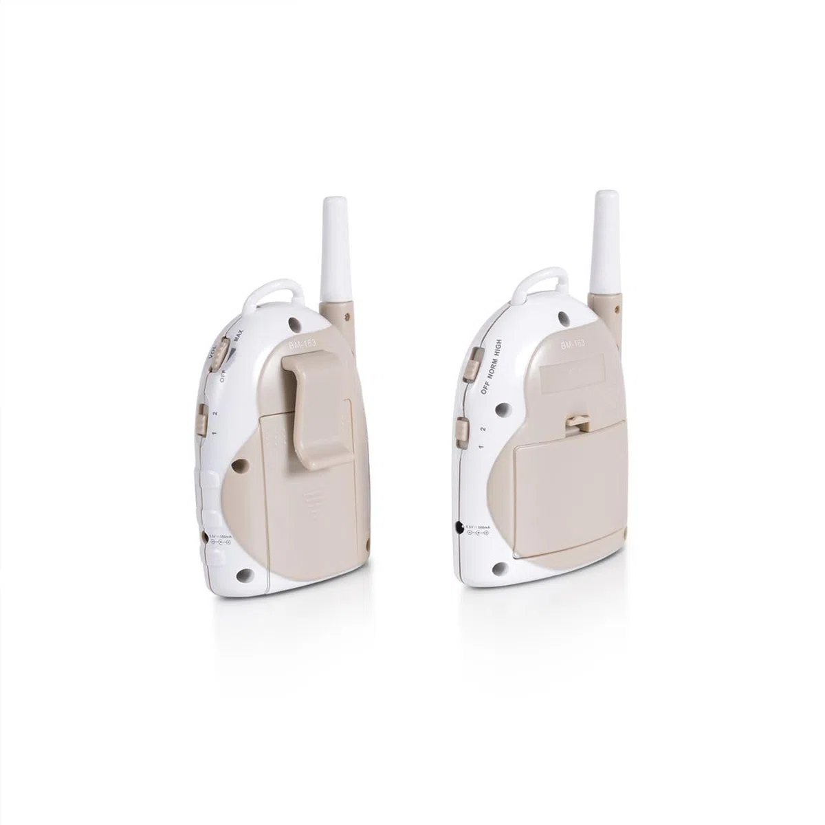 Canguro baby monitor Mommy's Sense fino a 1,3 km 2 canali indicatore di batteria, colorazione:beige