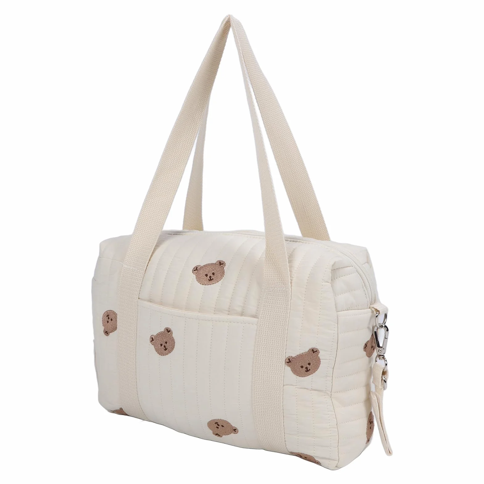Borsa Portaoggetti per Passeggino, Grande Capacità, Tasca con Cerniera, Riutilizzabile (Borsa de'orso)