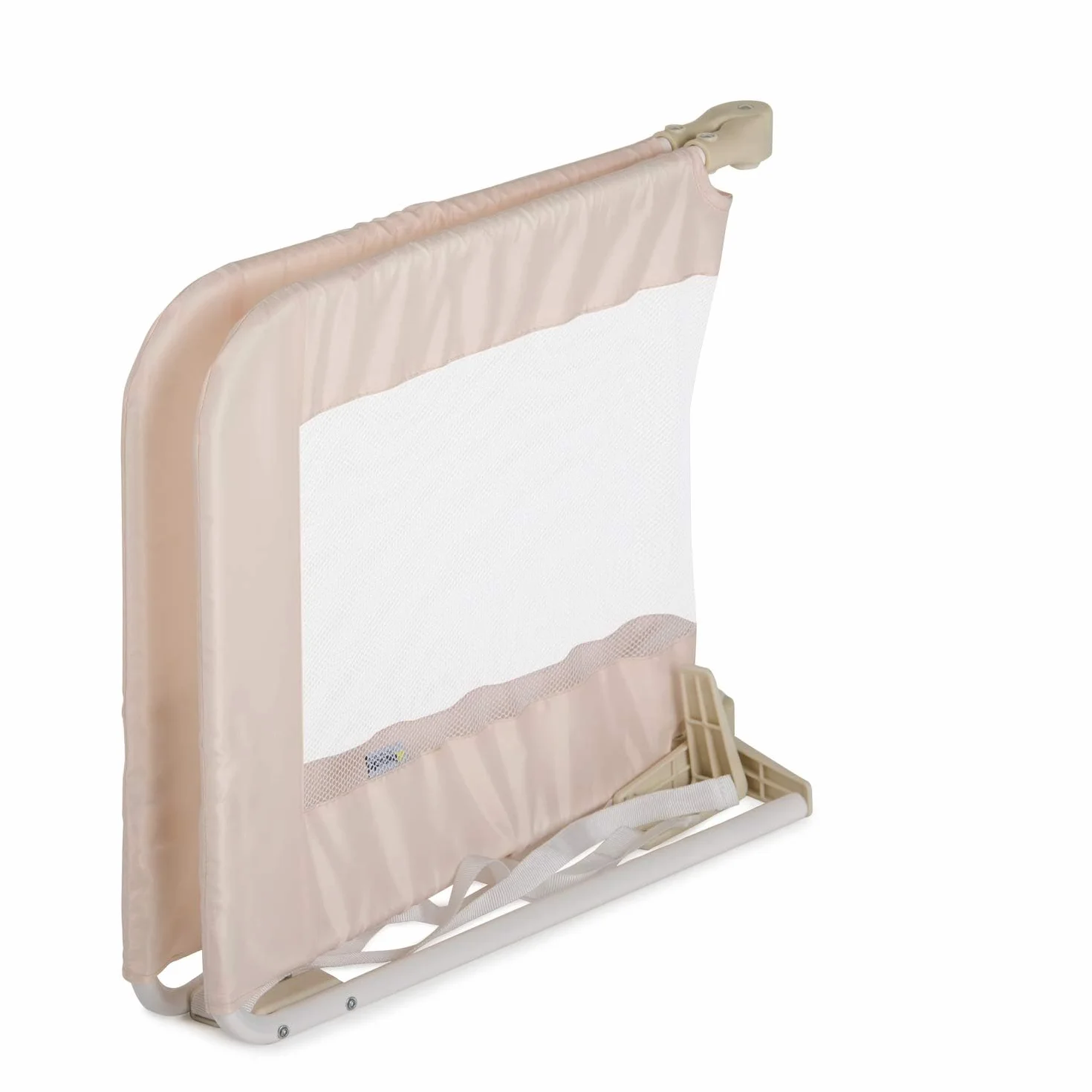 hauck Sleep N Safe Plus, Beige - Sponda Letto Bambini da 18 Mesi a 5 Anni - Grande 108 x 50 x 44 cm - Protezione per Dormire in Sicurezza - Pieghevole e Portatile