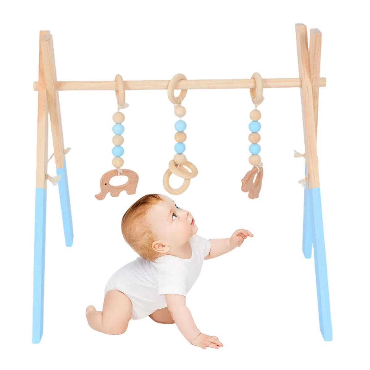 Gioca in palestra, Giocattolo da gioco pieghevole con struttura in legno per, Attrezzature fitness per bambini per sala giochi, stanza della scuola materna, centro educativo per la