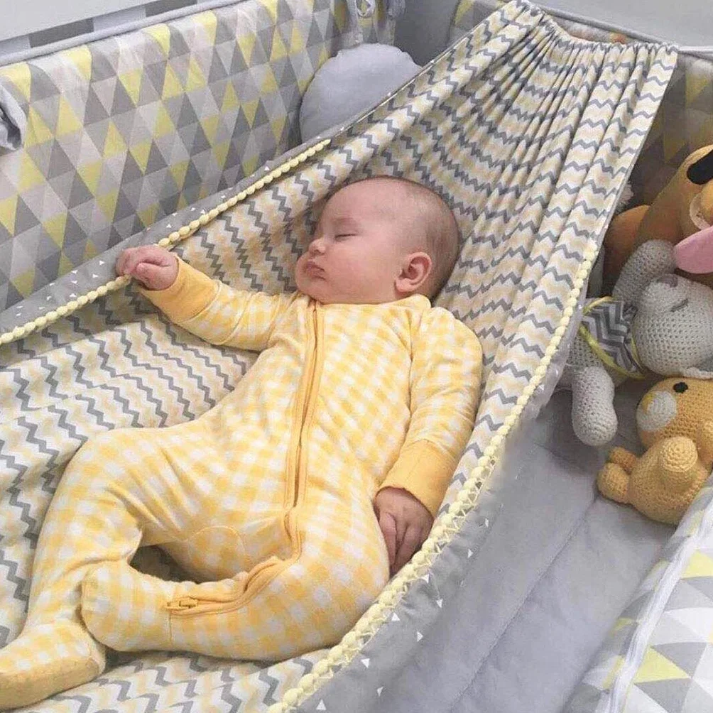 Amaca per bambini in tessuto di cotone, sedia per interni ed esterni
