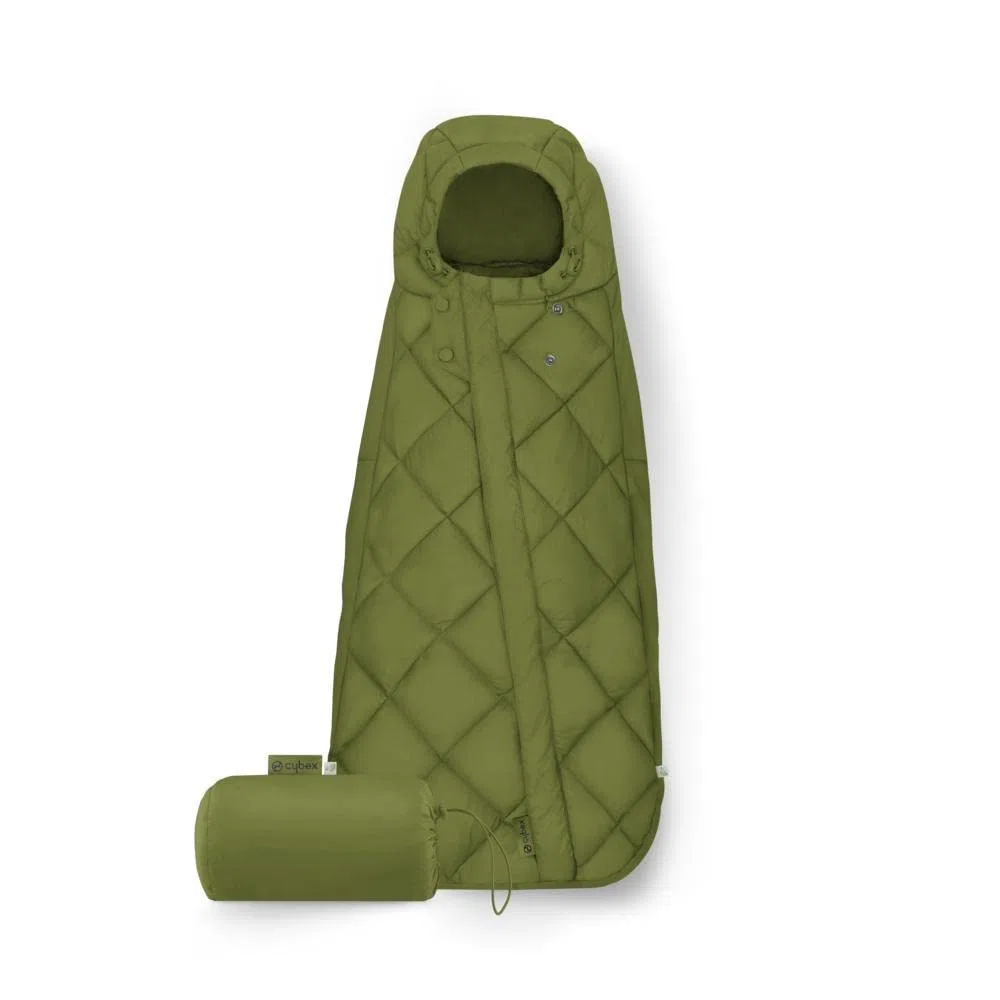 CYBEX Gold Sacco a Pelo Snøgga Mini 2, Per Seggiolini Auto, Dalla Nascita Fino a Circa 24 Mesi, TOG 4, Nature Green (Verde)