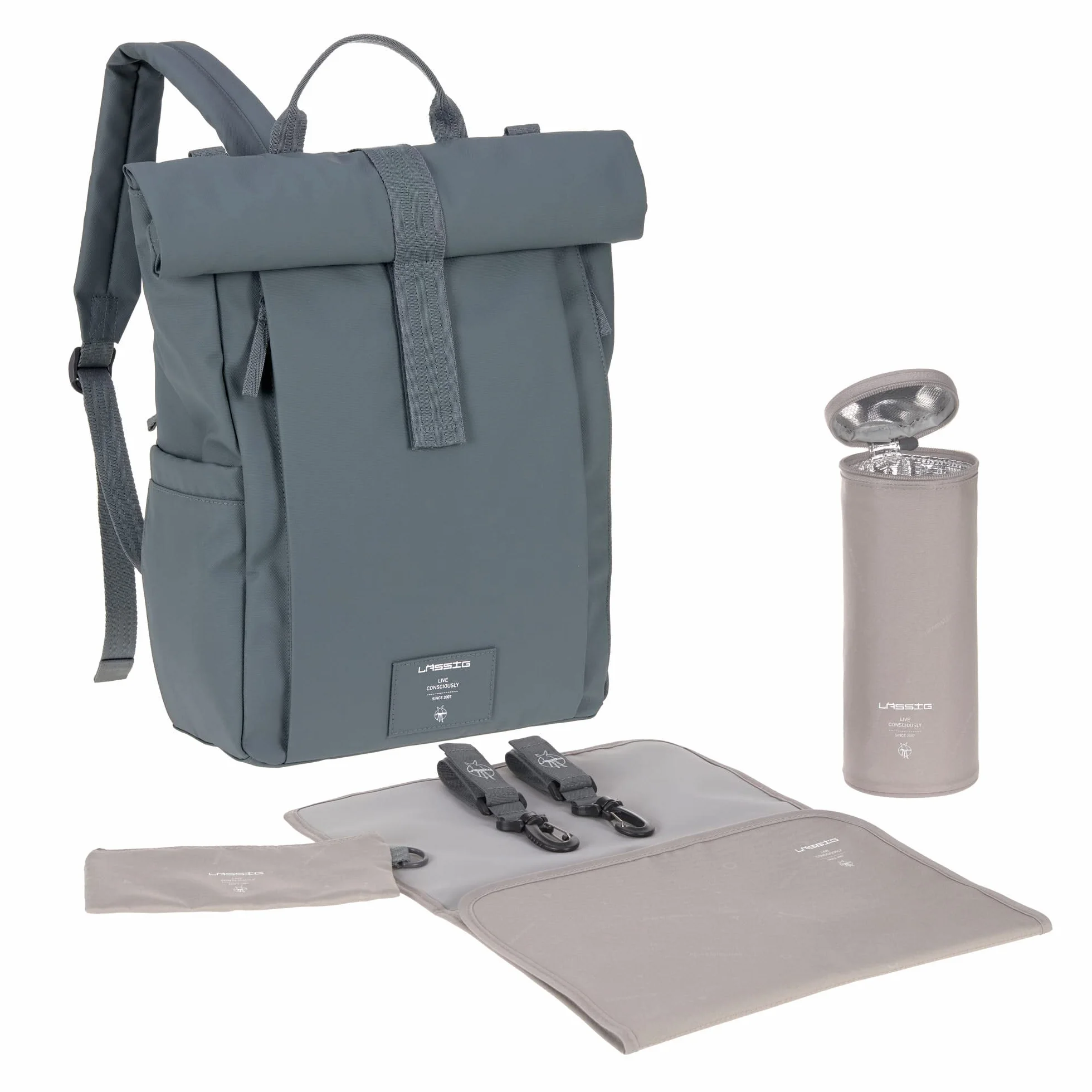 Lässig GRE Rolltop Up Backpack Anthracite
