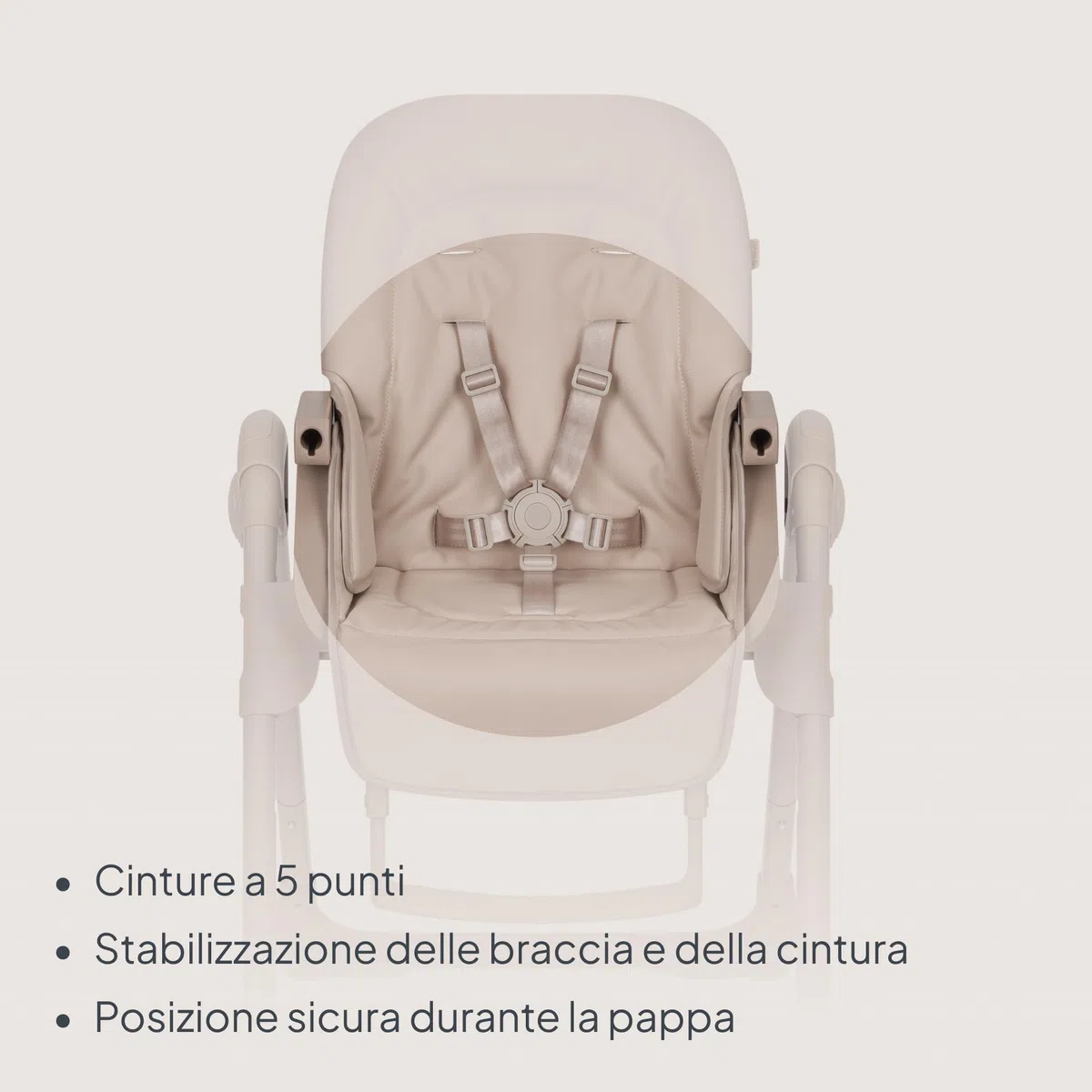 Lionelo Linn Plus Seggiolone Pappa Regolabile 2in1 Fino a 15 kg, Sedia con Funzione Sdraietta Dalla Nascita, Pieghevole, Ruote, Regolazione con una Mano, 6 Altezze, 3 Posizioni, Vassoio Lavastoviglie