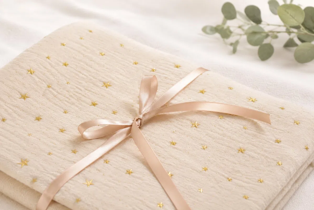 YellowNest Tenda per Letto Montessori - Tenda Letto Bambini per Letto - 100% Mussola di Cotone - Con o senza Ghuirlanda (Beige, 130 x 400 cm)
