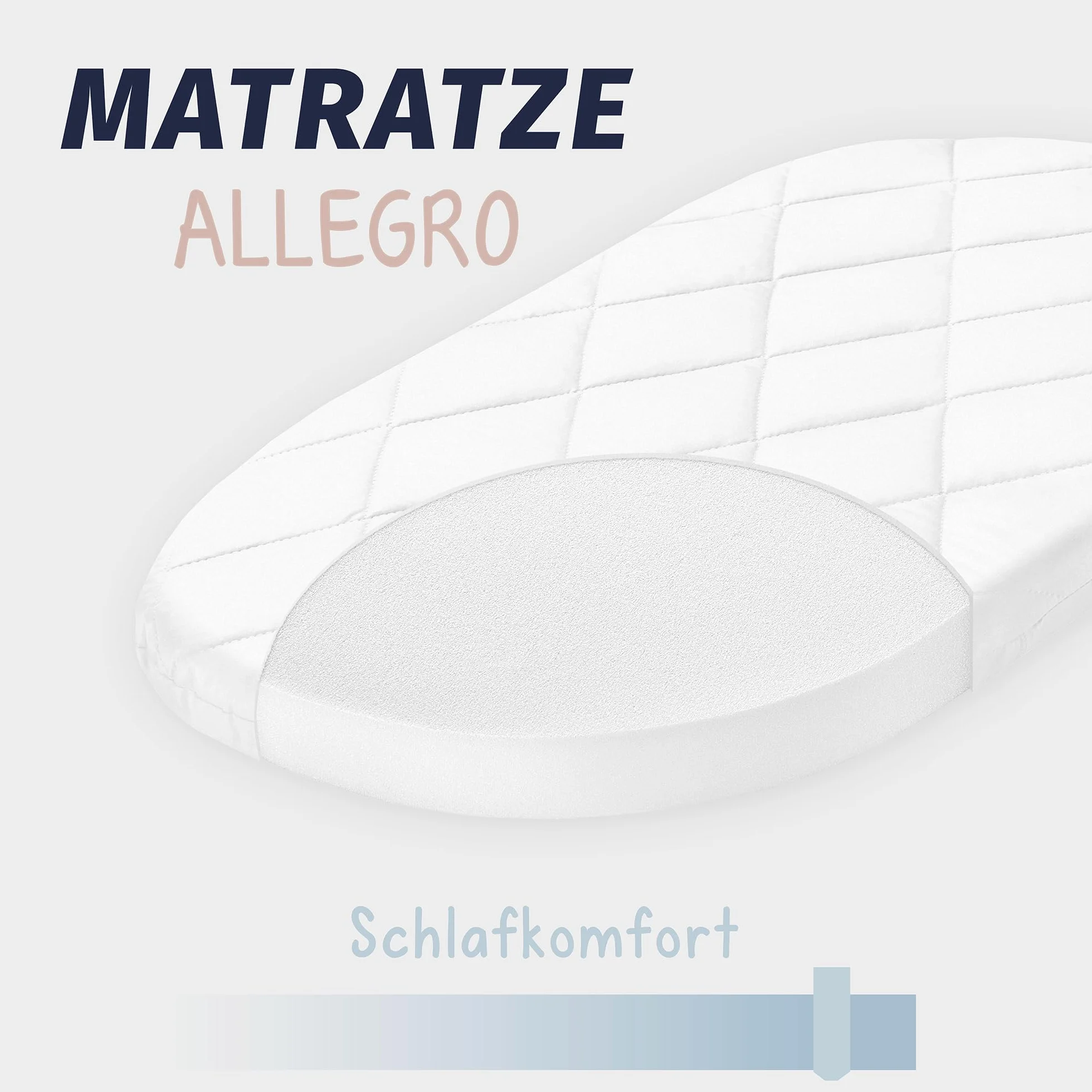 Julius Zöllner 1830075400 - Materasso Allegro, 75/40 cm