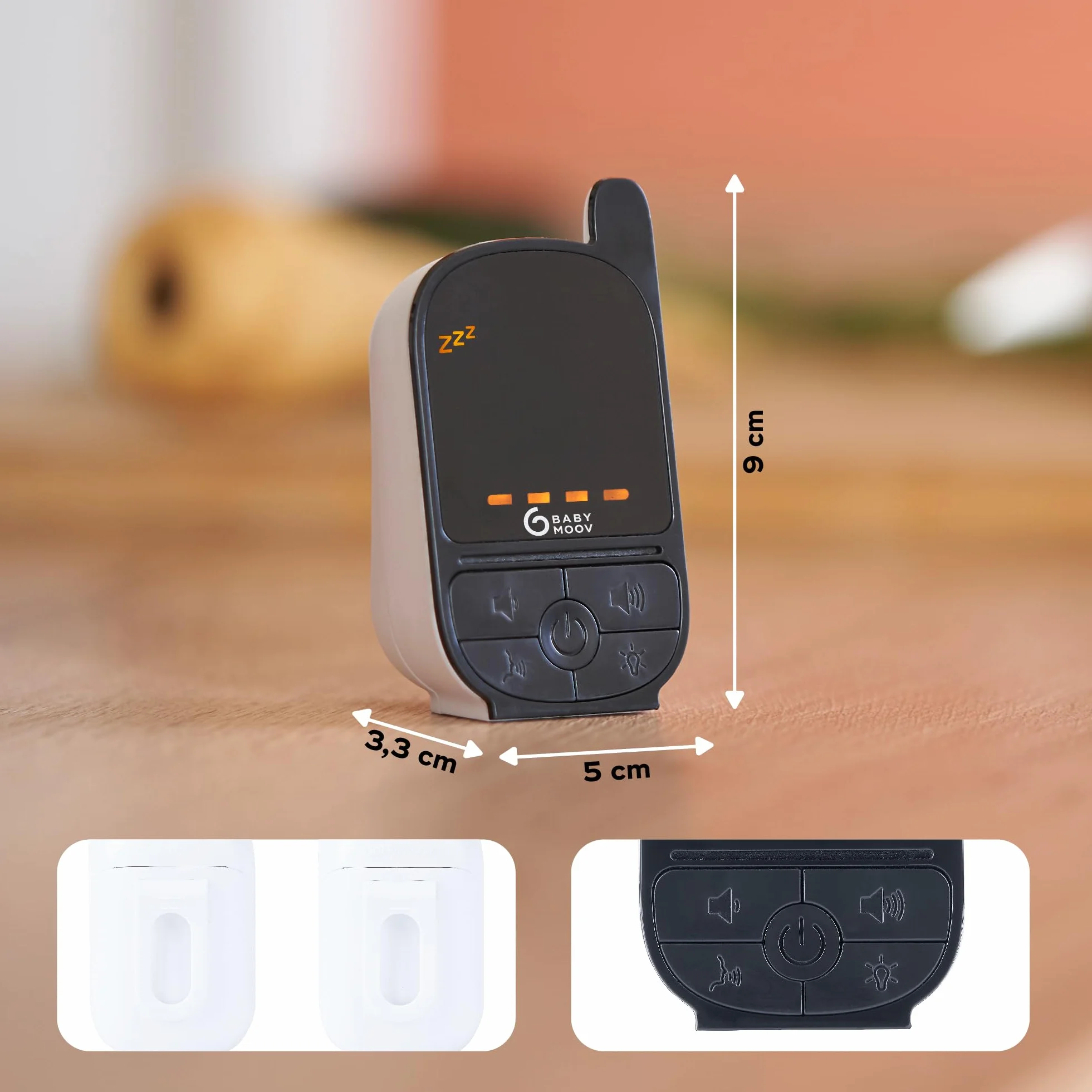 Babymoov Handy Care Babyphone Audio Sleep VOX 500 m Luce notturna