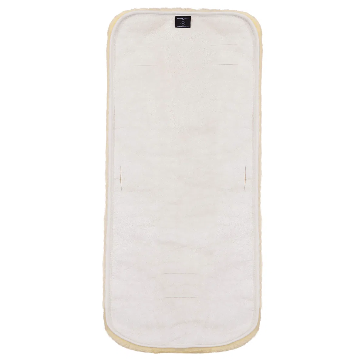 Inserto in pura pelle di agnello di alta qualità COMFORT di WERNER CHRIST - Inserto PREMIUM di puro agnellino adatto all’uso in seggiolini, passeggini e carrozzine, Buggy e Jogger nel colore beige