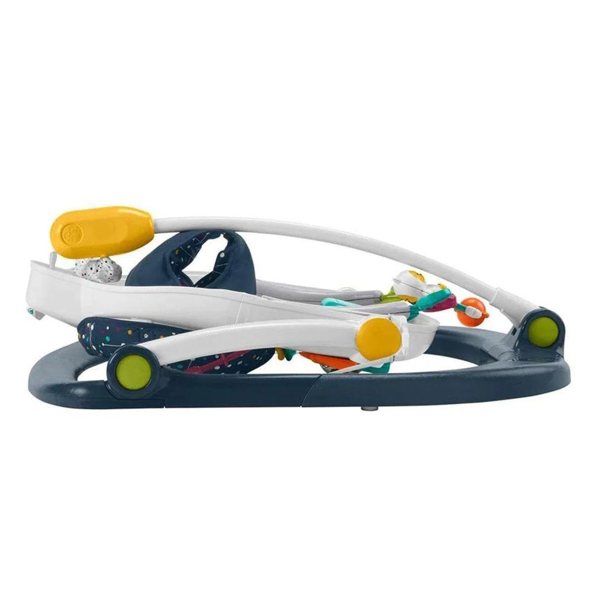 Fisher-Price GPT46 Centro attività Salvaspazio Galaxy Tema Gatto Spaziale, Sedile Saltellante, Luci, Musica Giocattolo per Bambini 6+Mesi, Imballaggio Standard