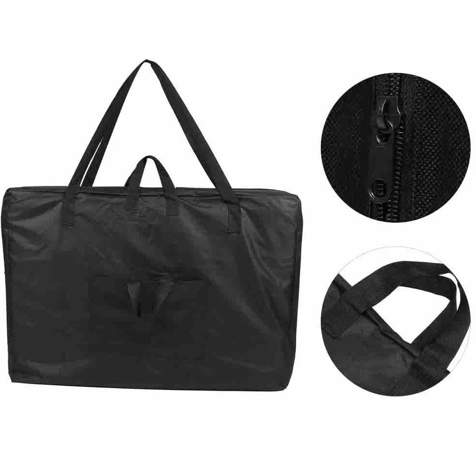 Borsa portaoggetti per lettino da massaggio di grande capacità, Borsa per lettino da massaggio professionale, Borsa a tracolla portatile in tela per lettino da spa
