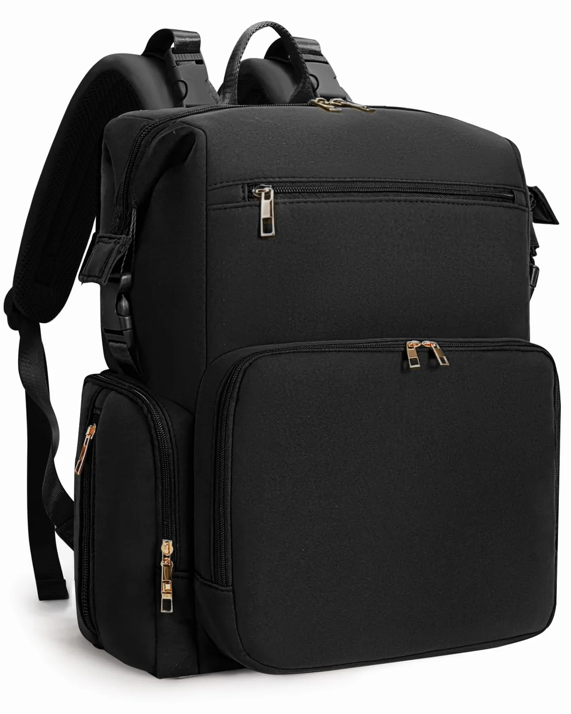 CEI-CEI Zaini Fasciatoio per Neonati Borsa Multifunzione Impermeabile in Neoprene con Tasca Isolata Zaino per Pannolini da Viaggio con Portabebè Integrato